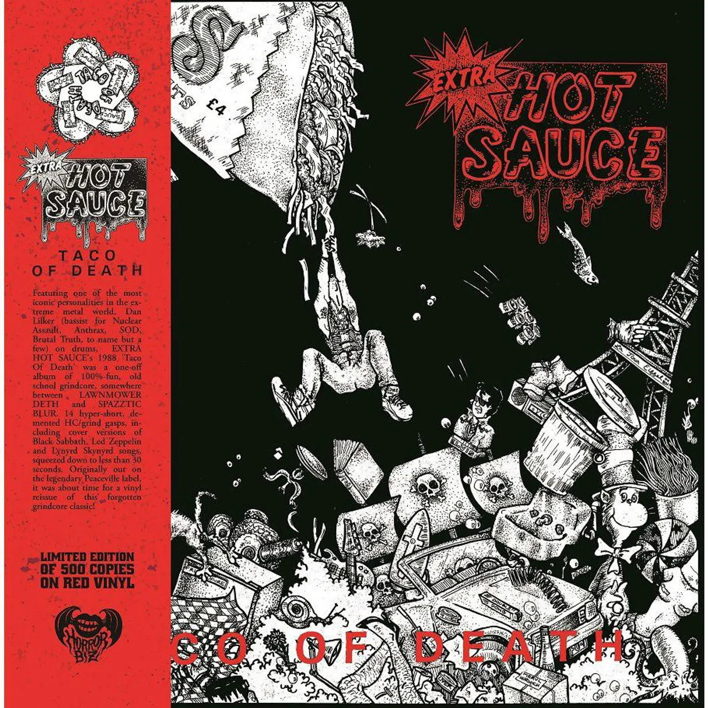 Extra Hot Sauce Taco Of Death Vinyl Record