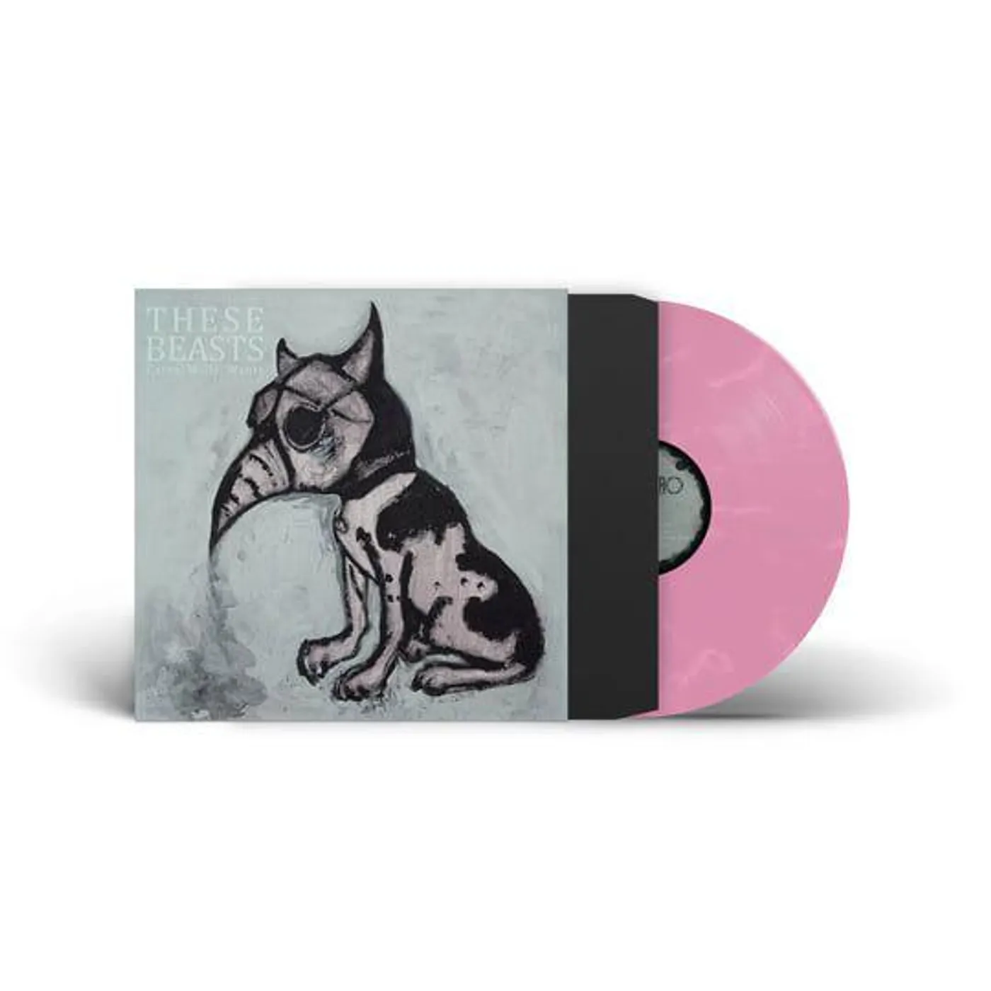These Beasts Cares, Wills, Wants (Pink Marbled) Vinyl Record