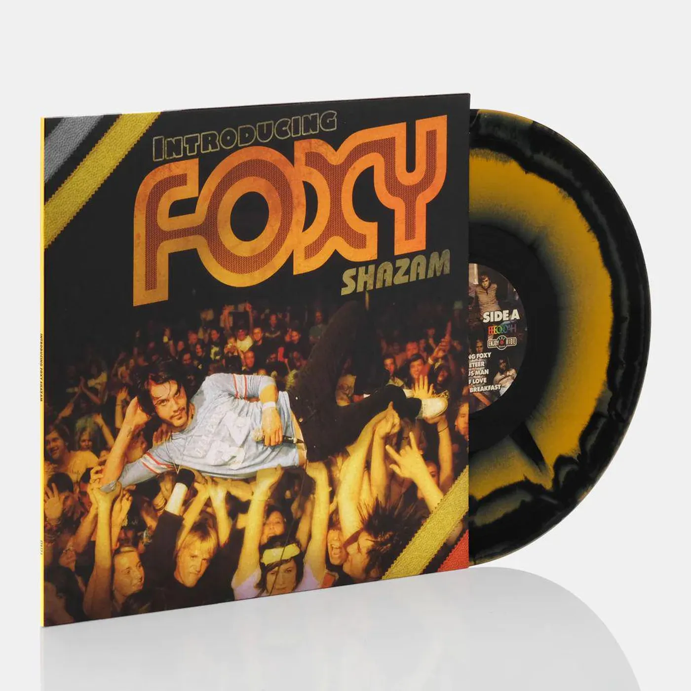 Foxy Shazam Introducing (Black & Orange Swirl) Vinyl Record