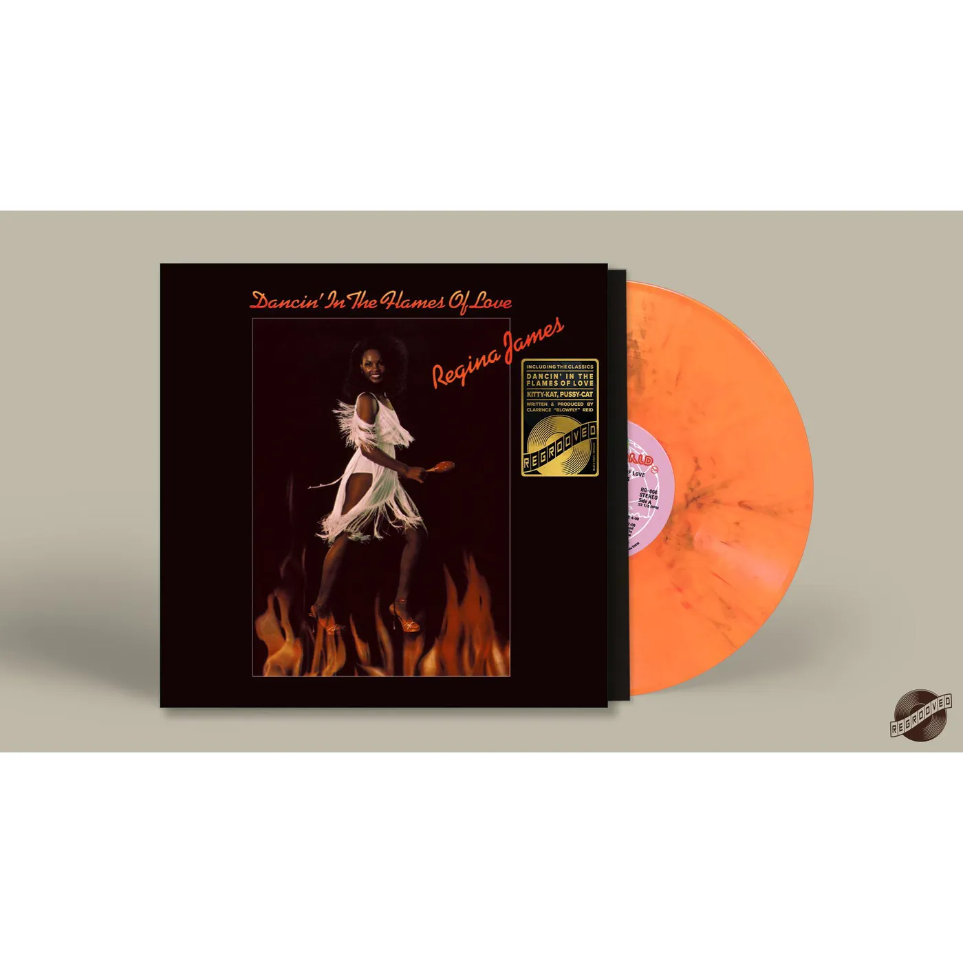 Regina James Dancin' In The Flames Of Love (Orange Vinyl Record)