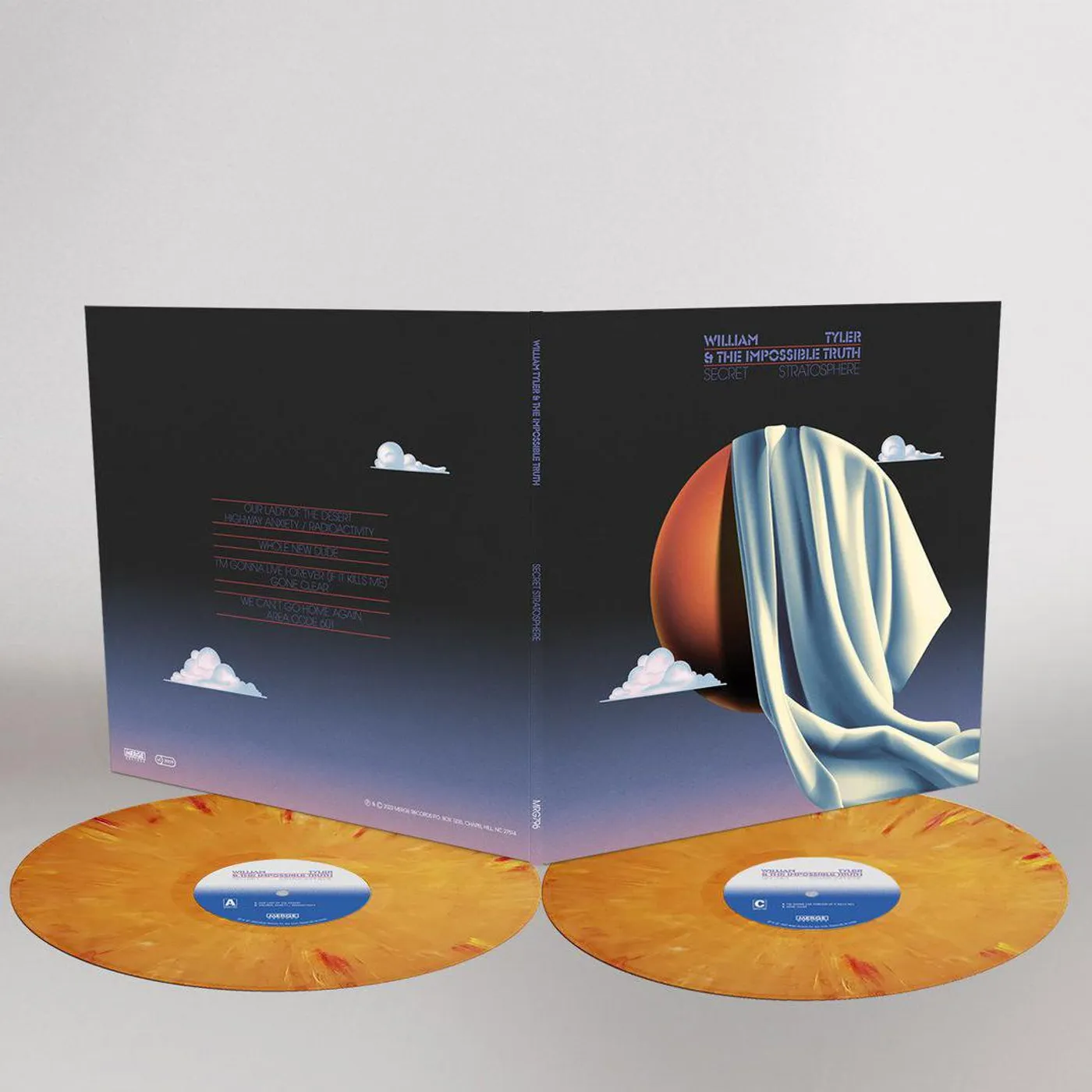 William Tyler & The Impossible Truth Secret Stratosphere (2LP/Swirl Of Orange/Red/Yellow) Vinyl Record