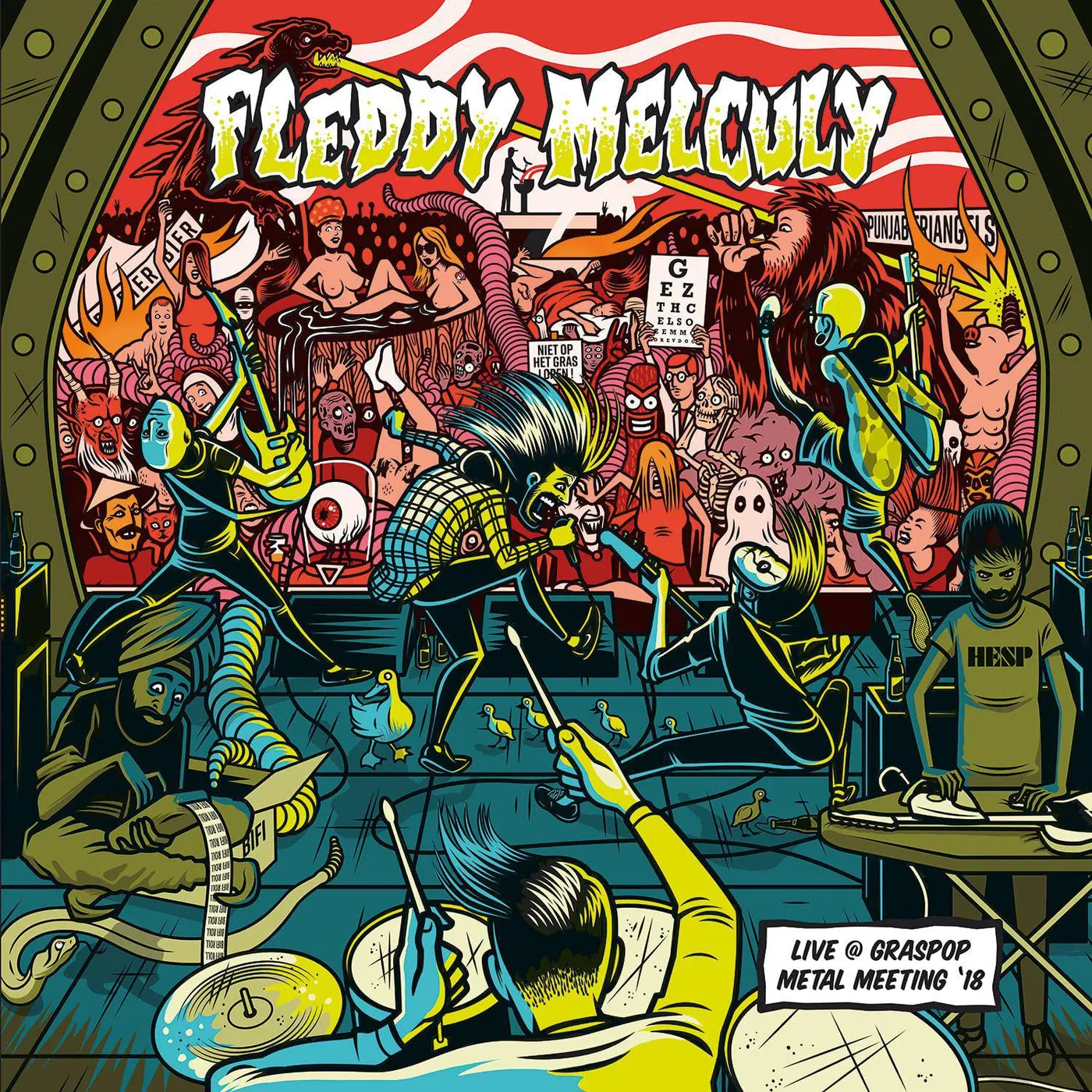 Fleddy Melculy Live At Graspop Metal Meeting '18 (Voodoo Orange)  Vinyl Record
