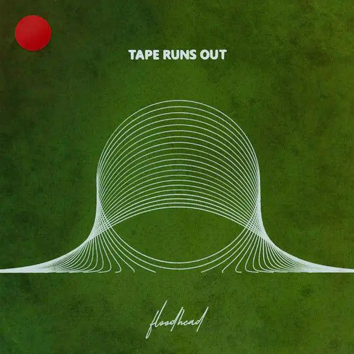 Tape Runs Out FLOODHEAD (RIVER GREEN VINYL) Vinyl Record