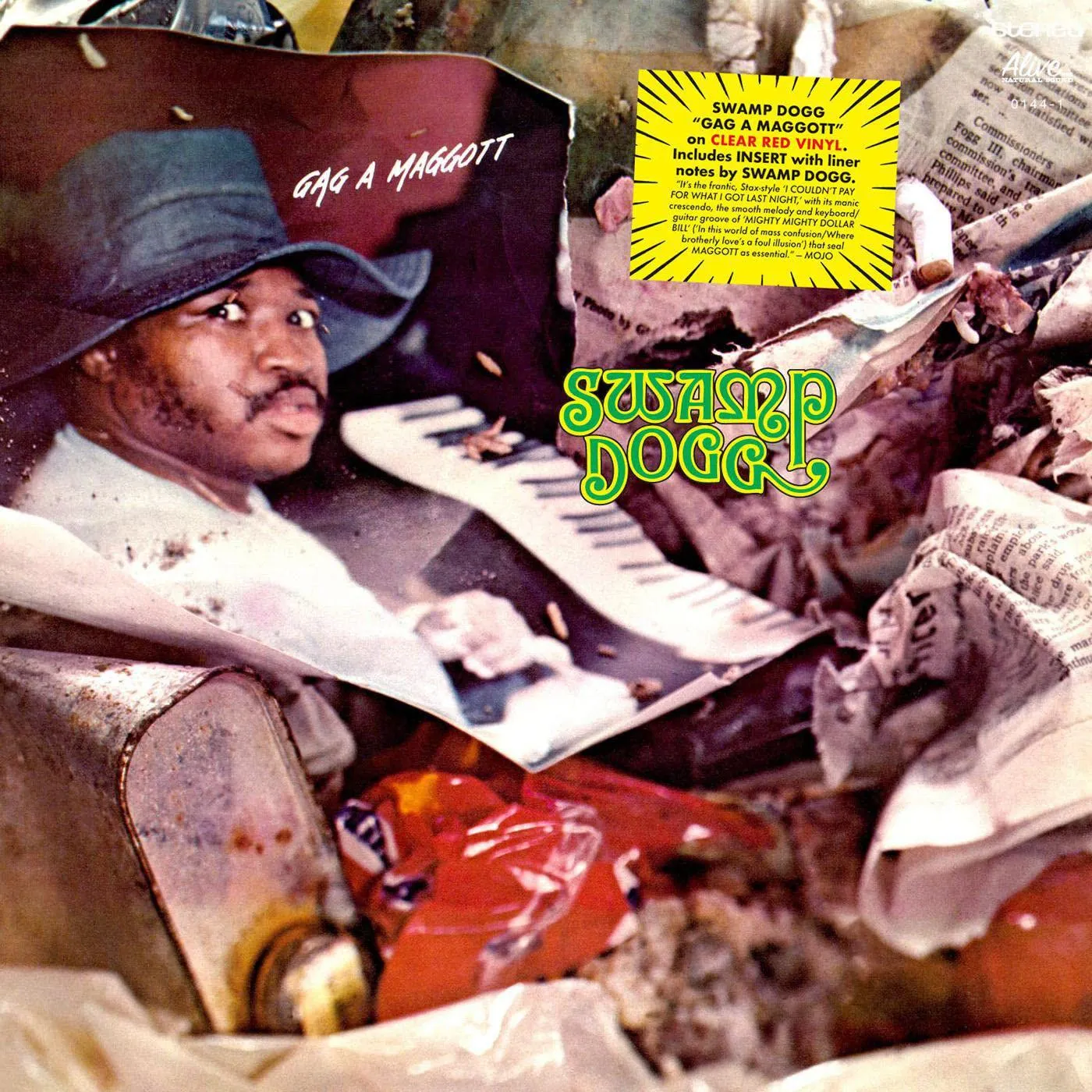 Swamp Dogg Gag A Maggott (Clear Red) Vinyl Record