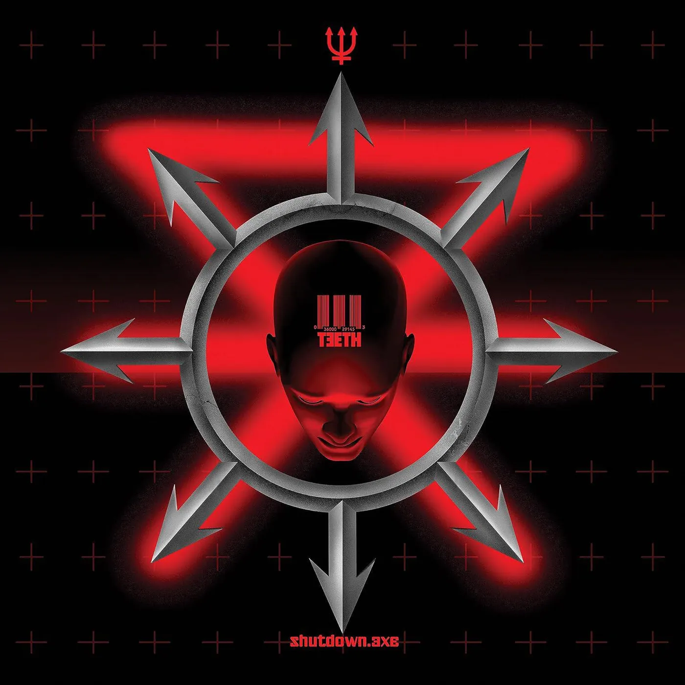 3TEETH Shutdown.Exe (Red/Silver) Vinyl Record