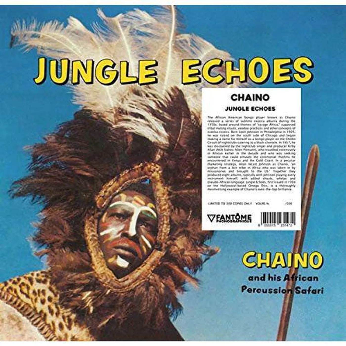 Chaino & His African Percussion Safari JUNGLE ECHOES Vinyl Record