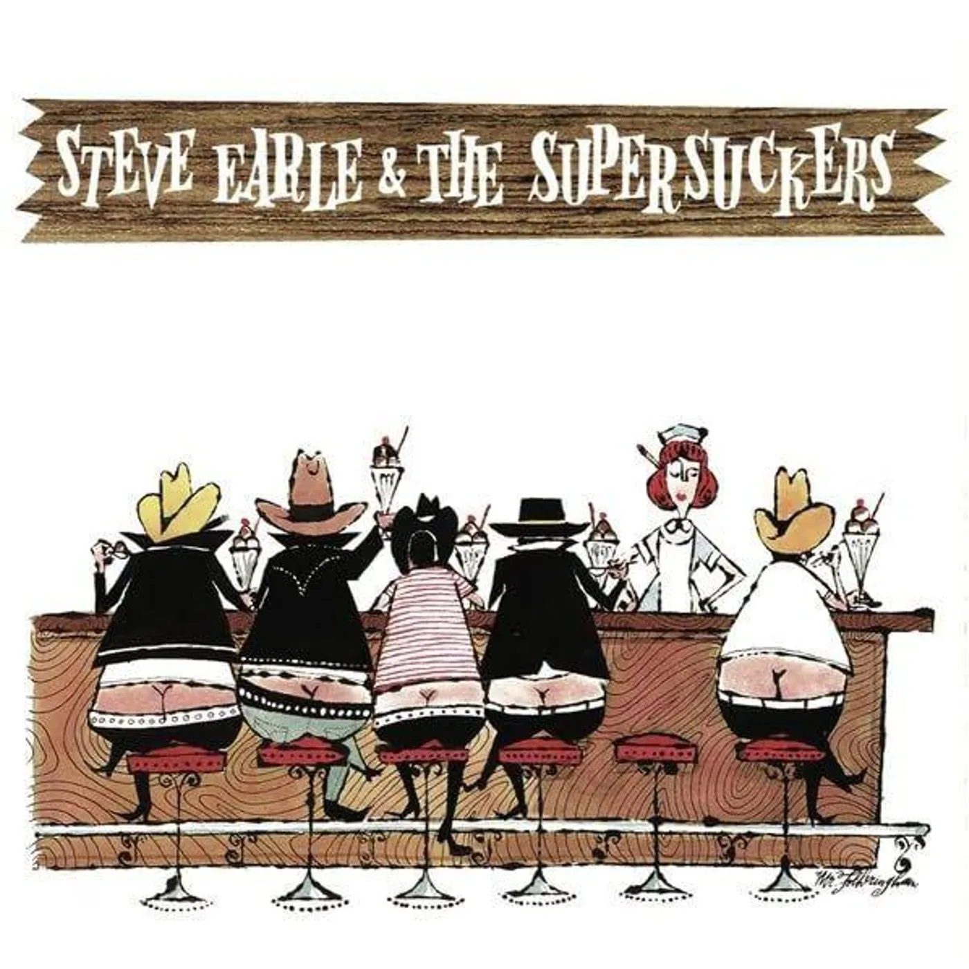 Steve Earle / Supersuckers S/T Vinyl Record