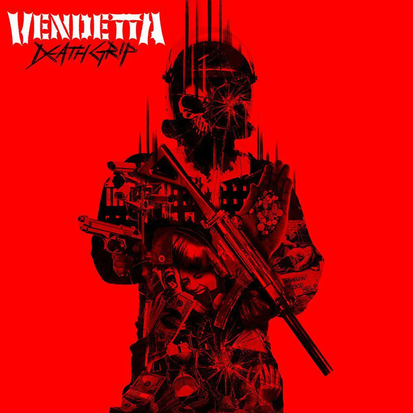 Vendetta Death Grip (Red Vinyl Record)