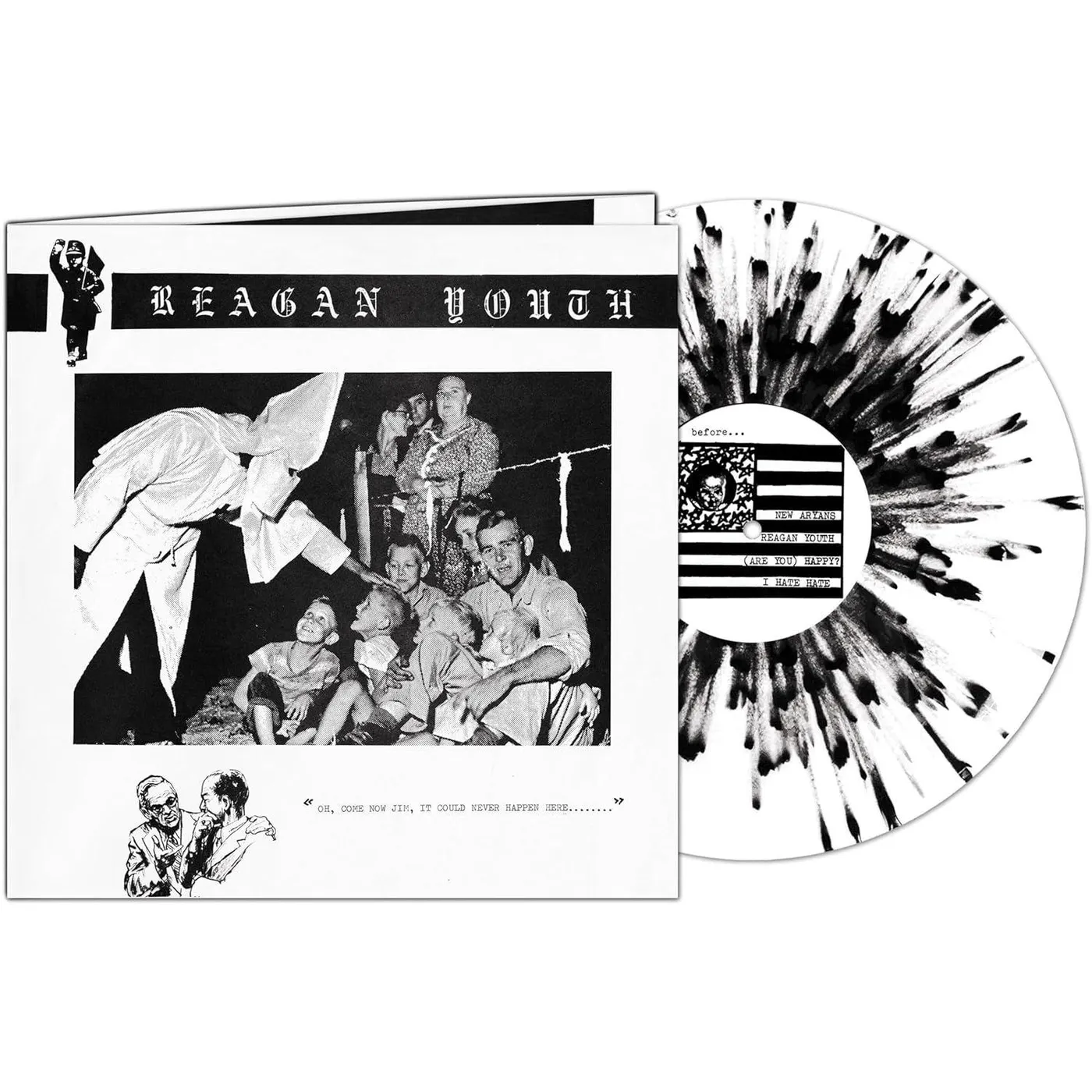 Reagan Youth Youth Anthems For The New Order (Black/White) Vinyl Record
