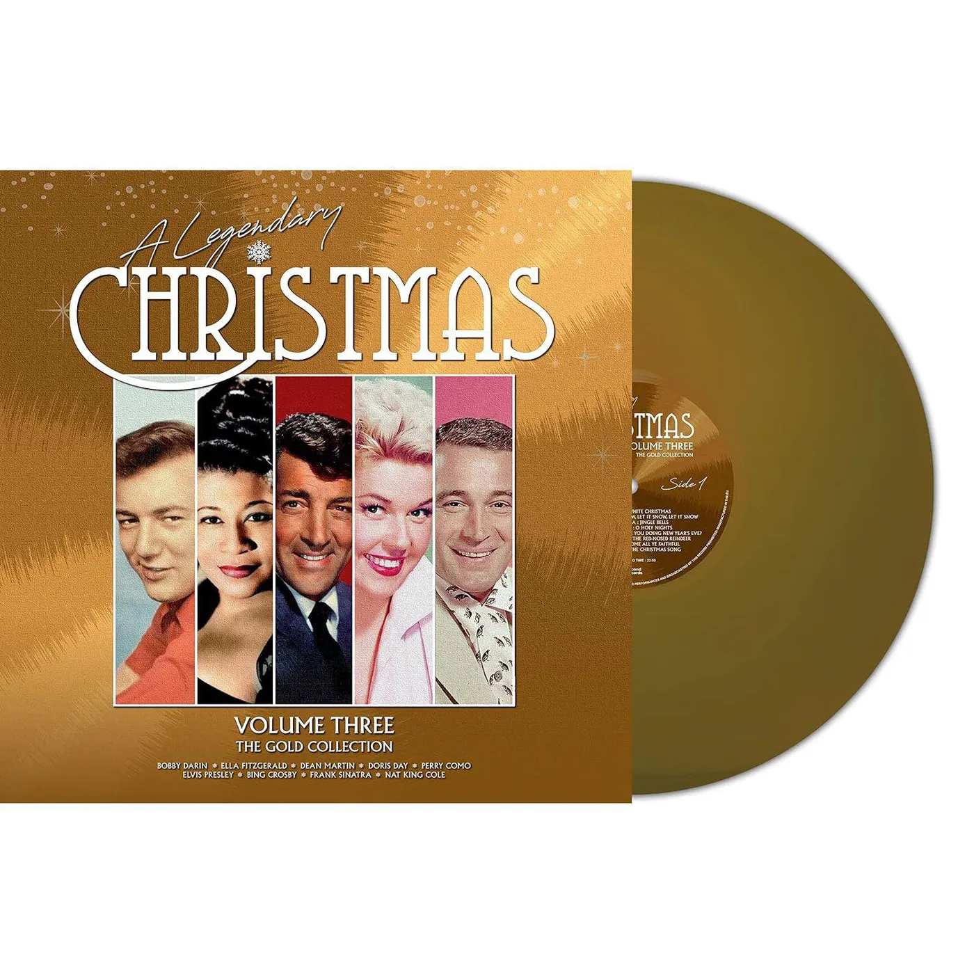 Various Artists  Legendary Christmas - Volume Three - Gold Collection (Gold) Vinyl Record