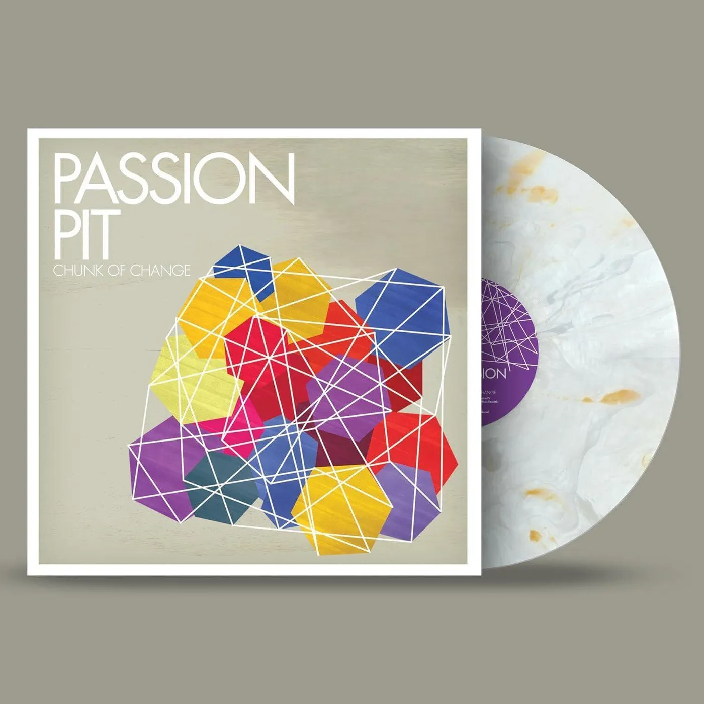 Passion Pit CHUNK OF CHANGE (15TH ANNIVERSARY) (YELLOW MARBLE VINYL) Vinyl Record