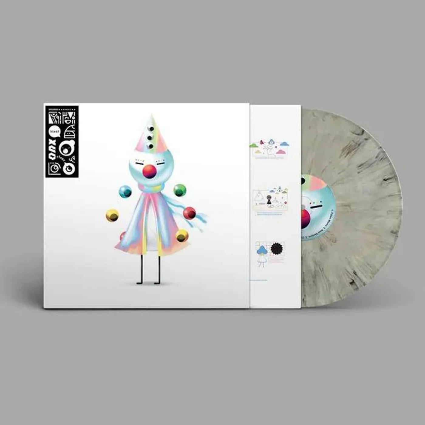 Iglooghost Clear Tamei/steel Mogu (Grey Marbled Vinyl Record)