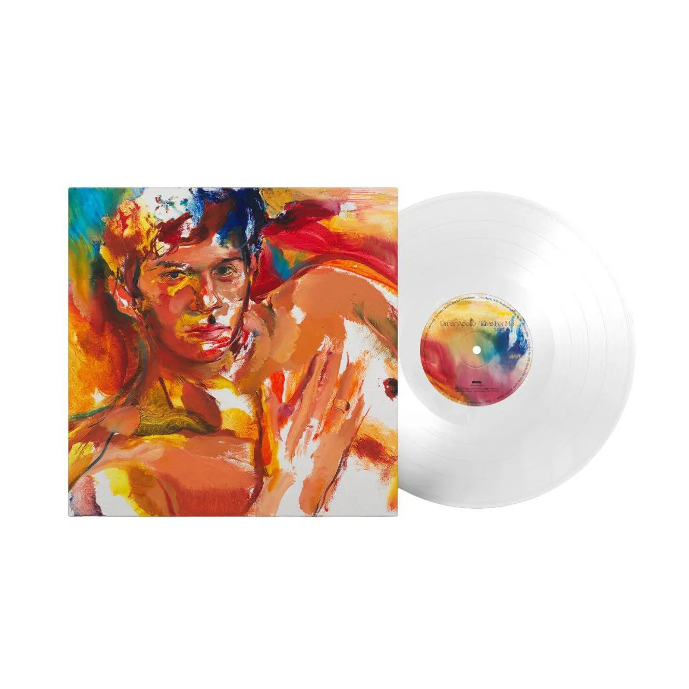 Omar Apollo Live For Me (White Vinyl Record)