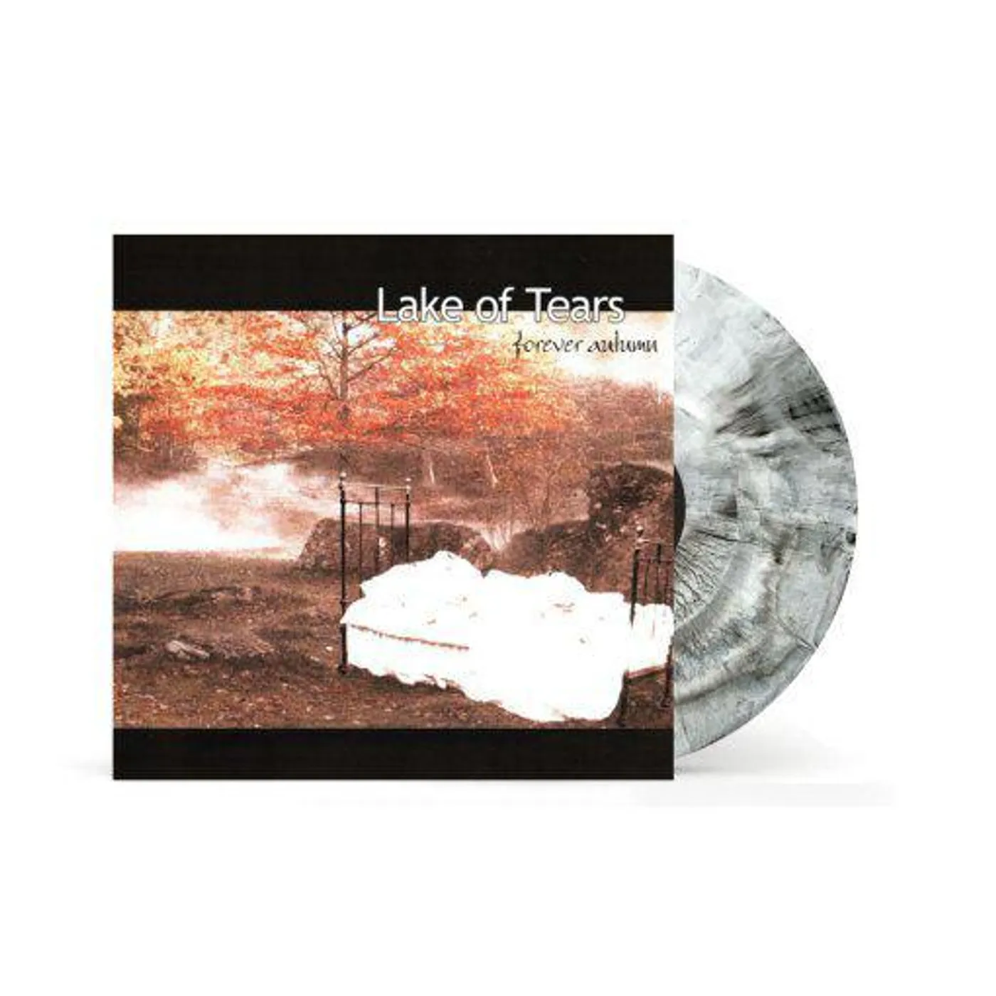 Lake Of Tears Forever Autumn (White & Black) Vinyl Record