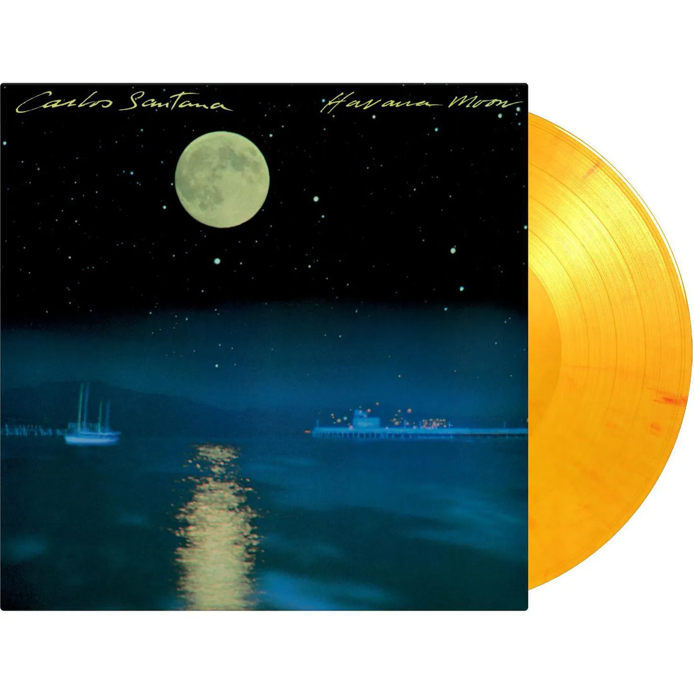 Santana Havana Moon (Limited/Yellow & Red Marbled Vinyl/180G/40Th Anniversary Edition) Vinyl Record