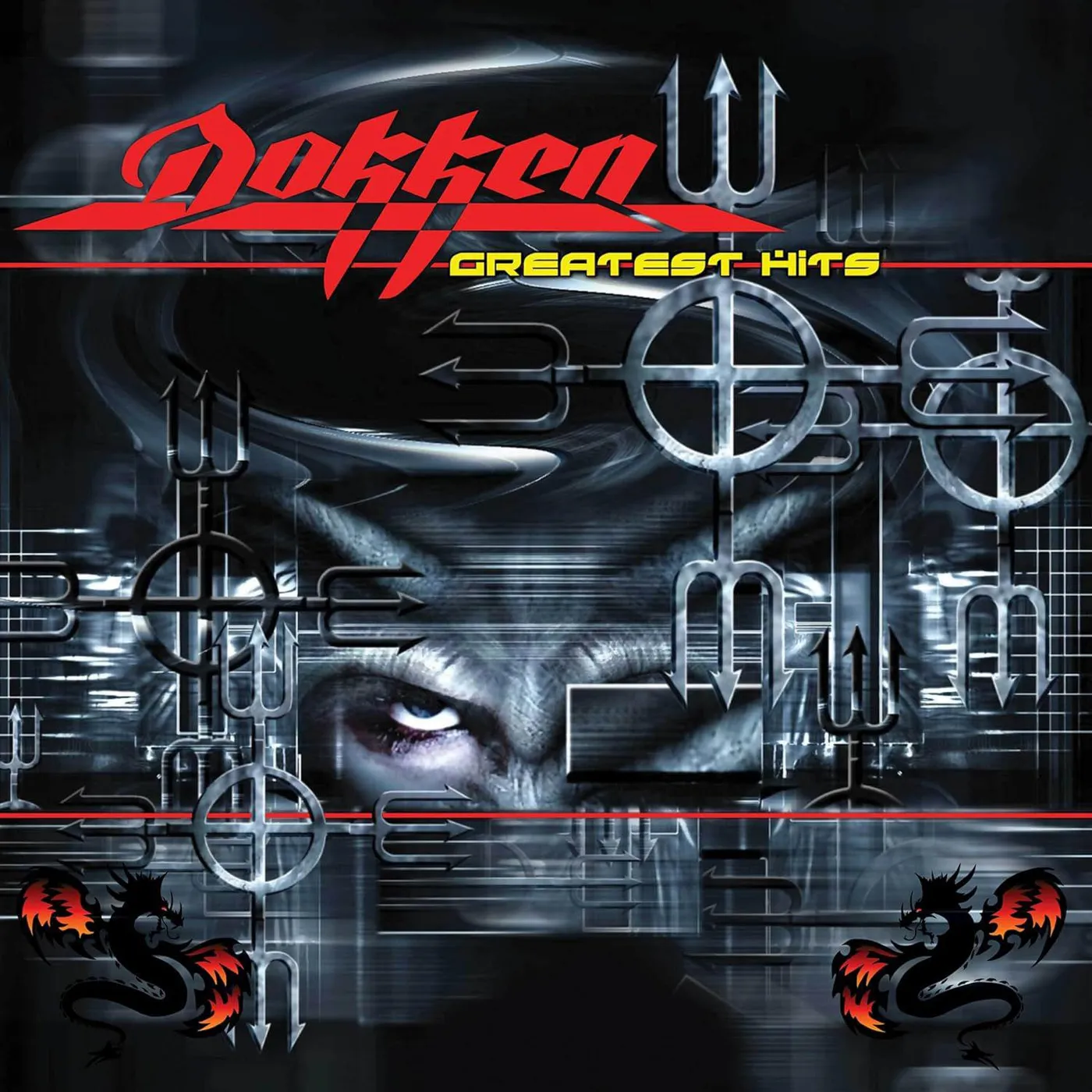 Dokken Greatest Hits (Red/Purple Splatter) Vinyl Record