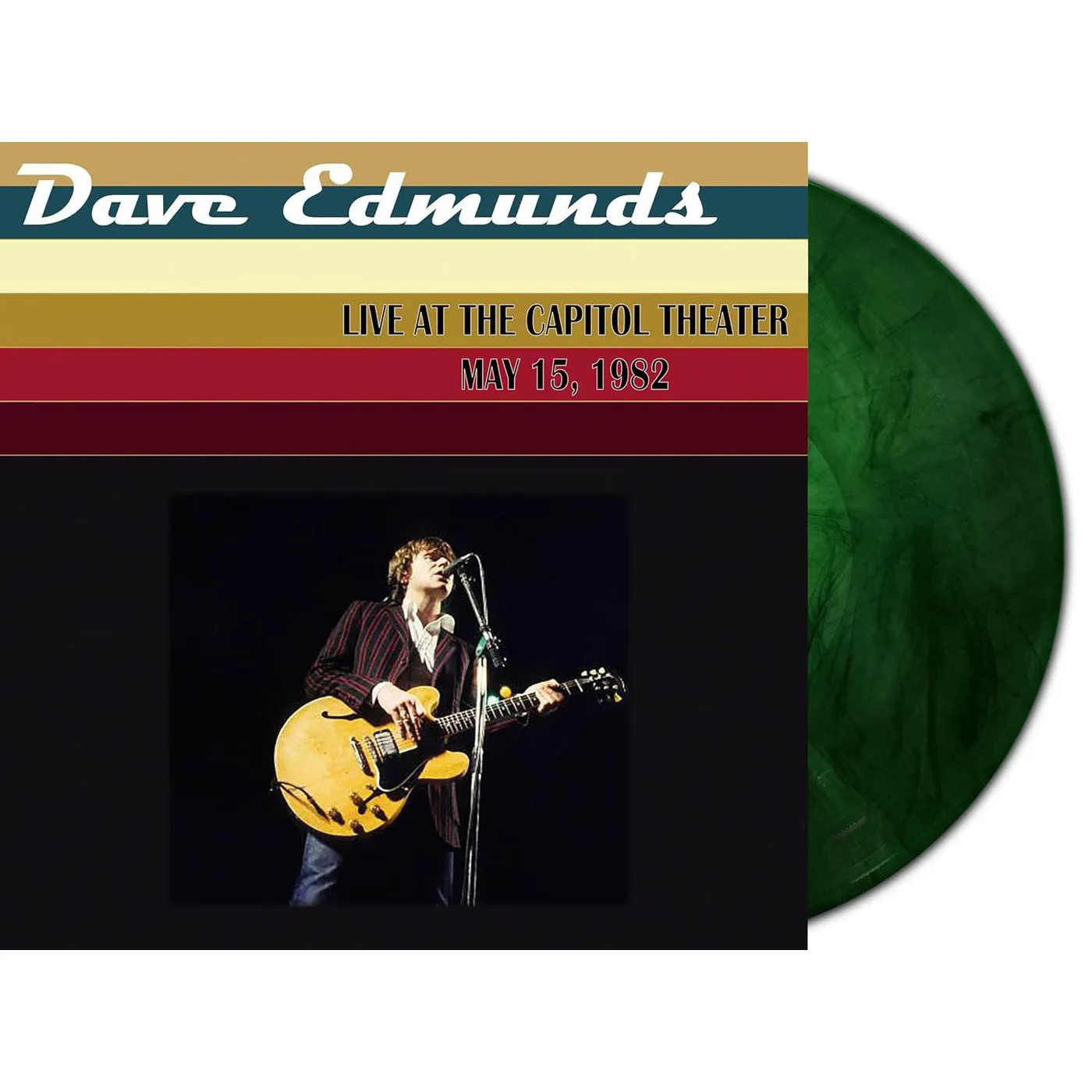 Dave Edmunds LIVE AT THE CAPITOL THEATER (GREEN MARBLE VINYL) Vinyl Record