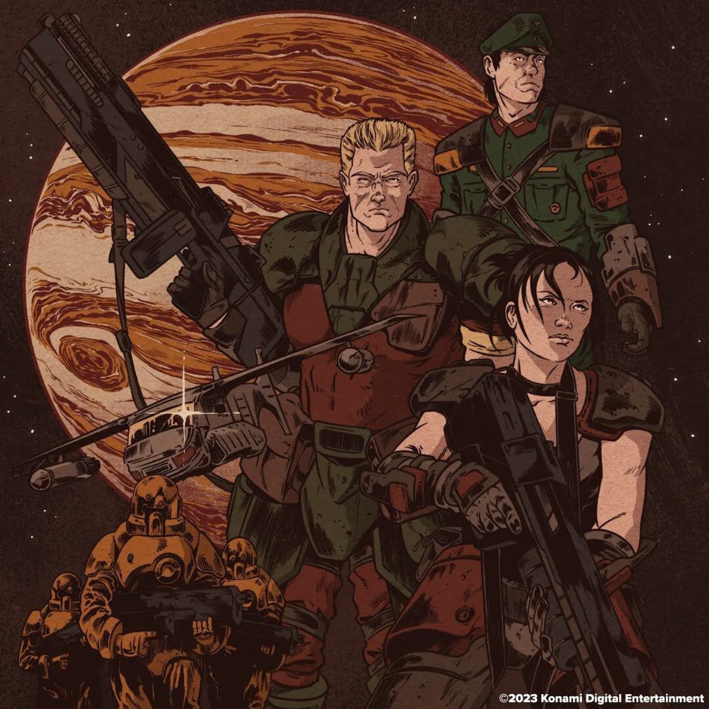 Konami Kukeiha Club CONTRA: SHATTERED SOLDIER (ORIGINAL VIDEO GAME OST) (2LP/YELLOW VINYL) Vinyl Record