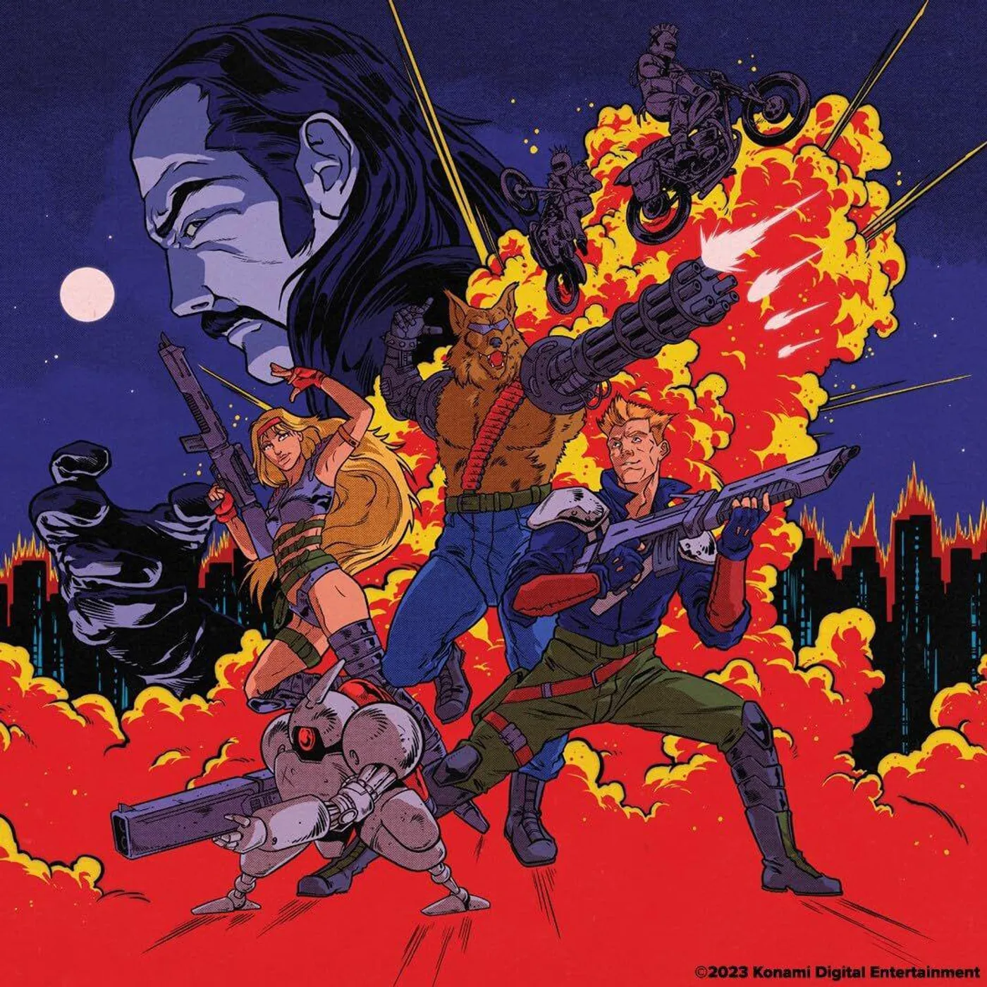 Konami Kukeiha Club CONTRA: HARD CORPS (ORIGINAL VIDEO GAME OST) (YELLOW VINYL/2LP) Vinyl Record