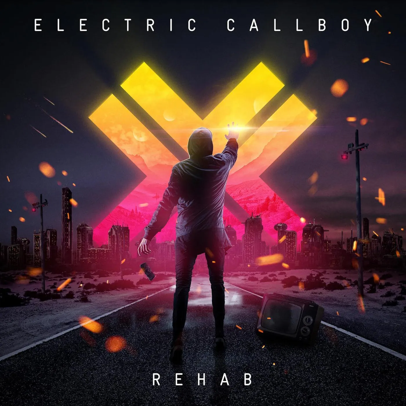Electric Callboy REHAB (RE-ISSUE 2023) (TRASPARENT PURPLE SMOKE VINYL/US VERSION) Vinyl Record