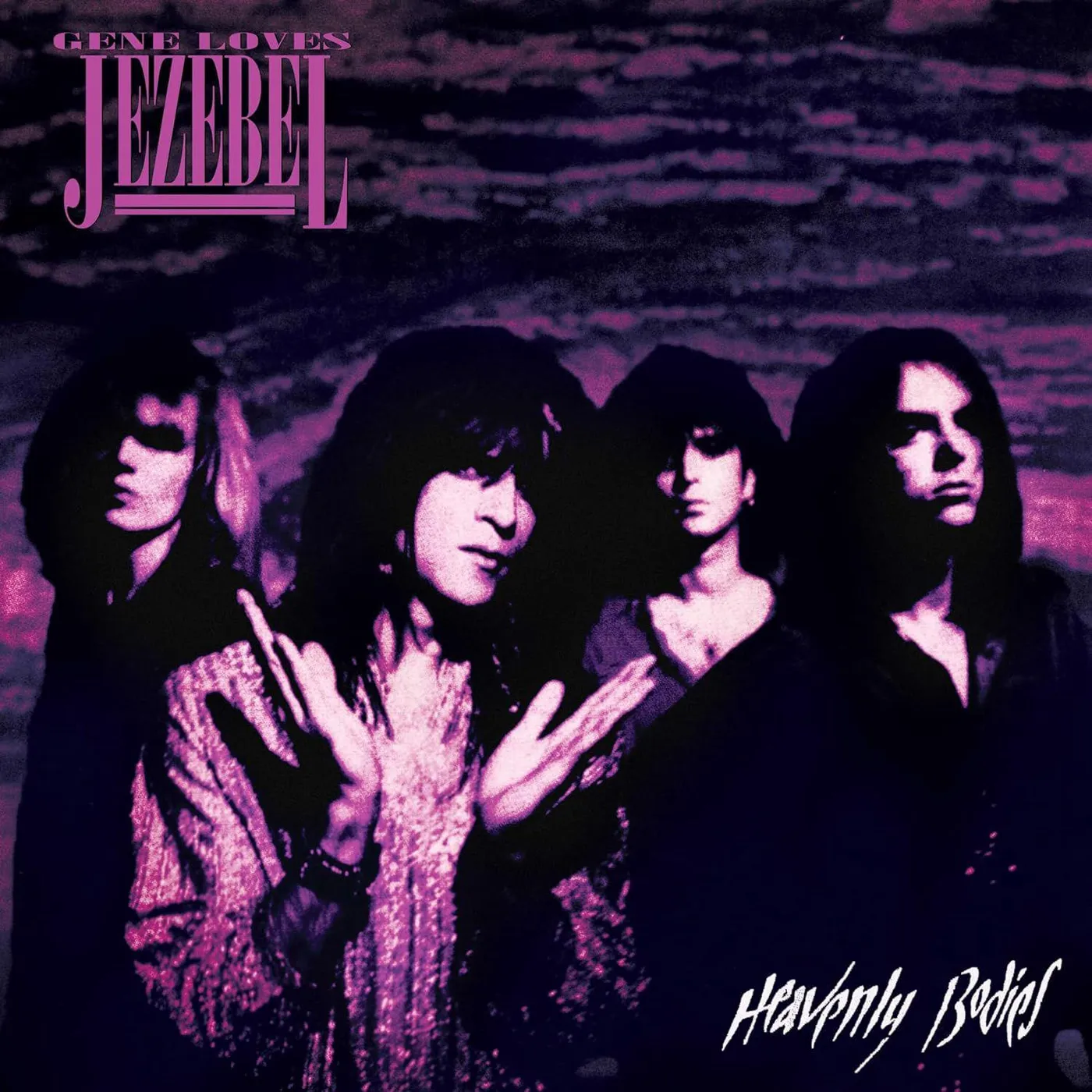 Gene Loves Jezebel HEAVENLY BODIES (PURPLE SPLATTER VINYL) Vinyl Record