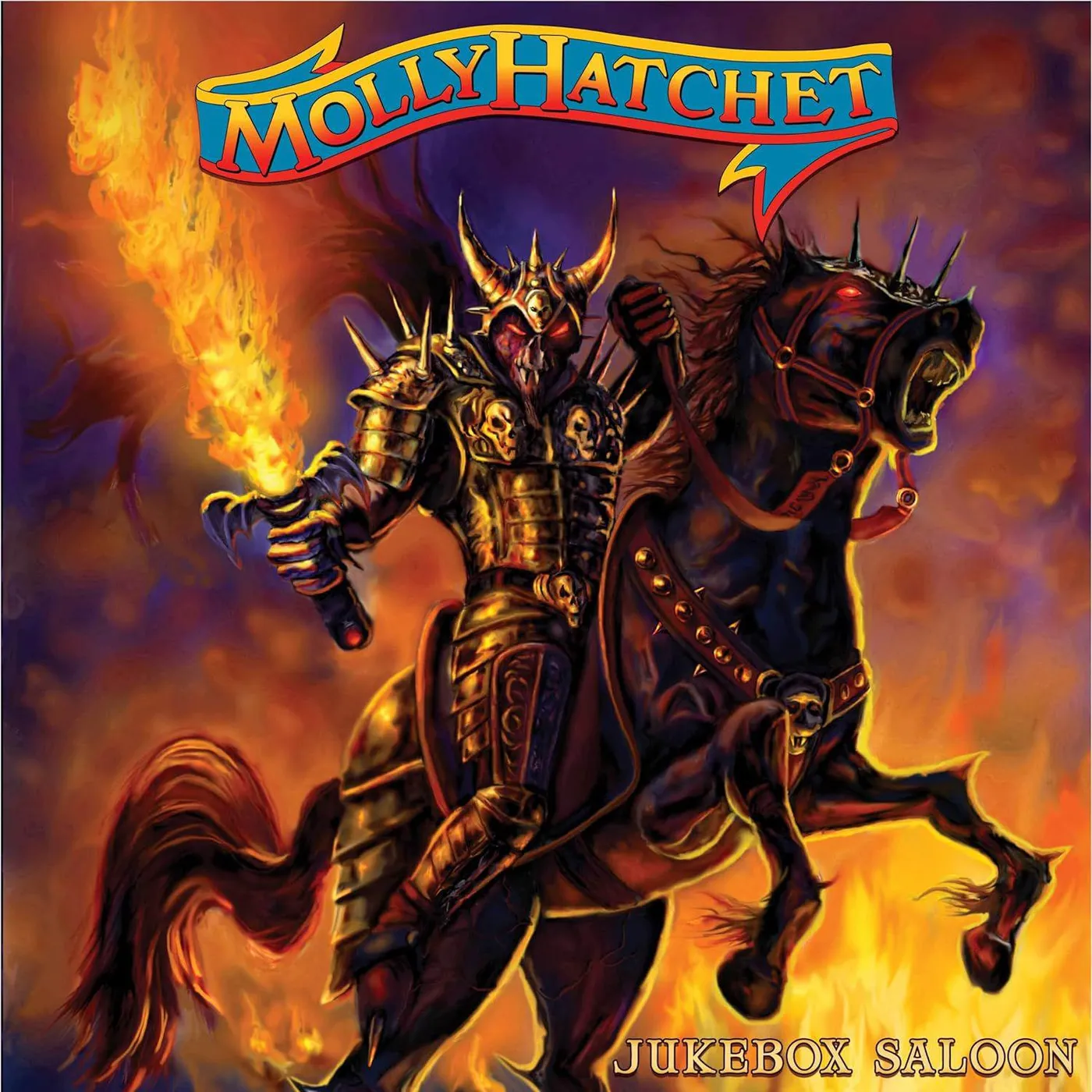 Molly Hatchet Jukebox Saloon (Orange) Vinyl Record