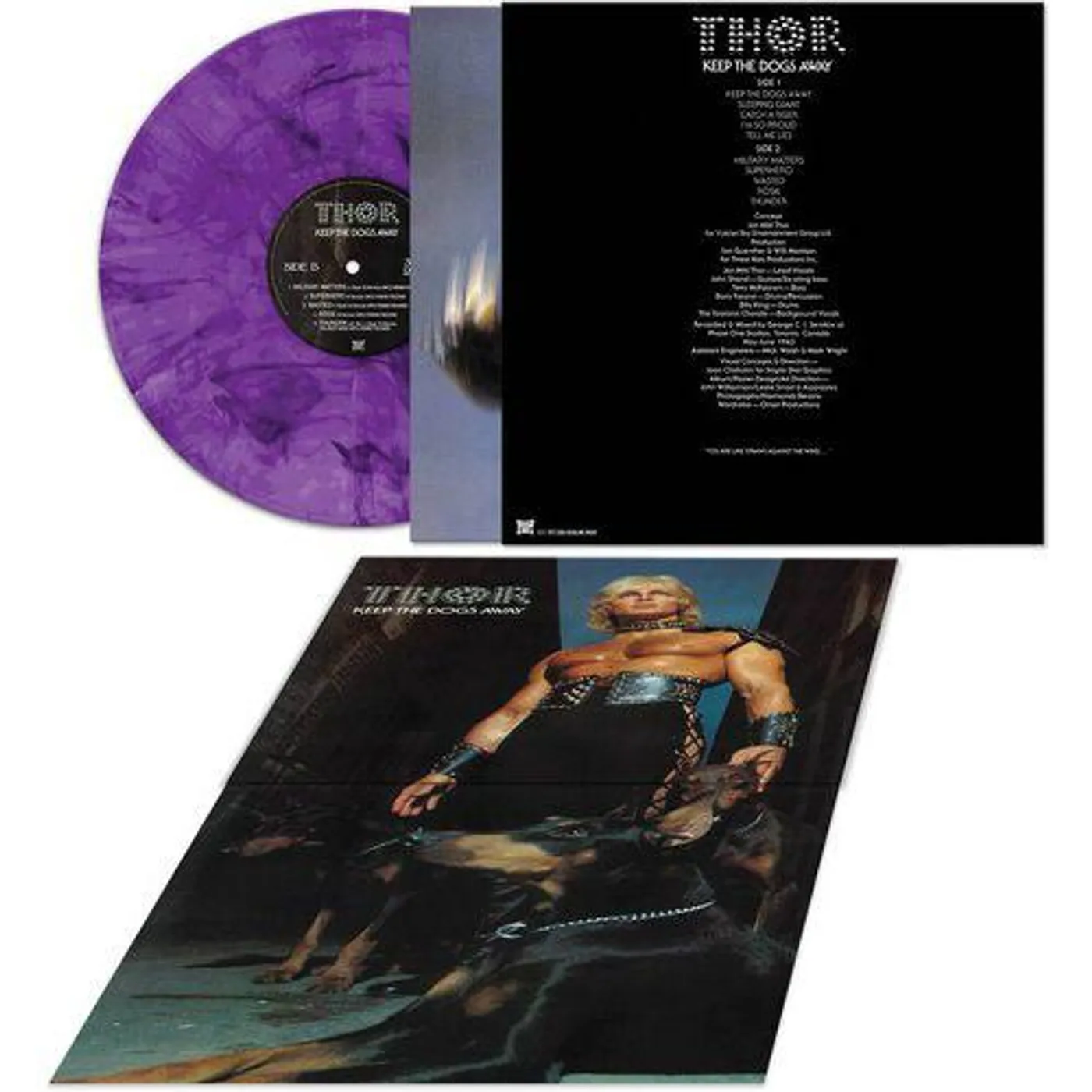 Thor Keep The Dogs Away (Purple/Black Haze) Vinyl Record