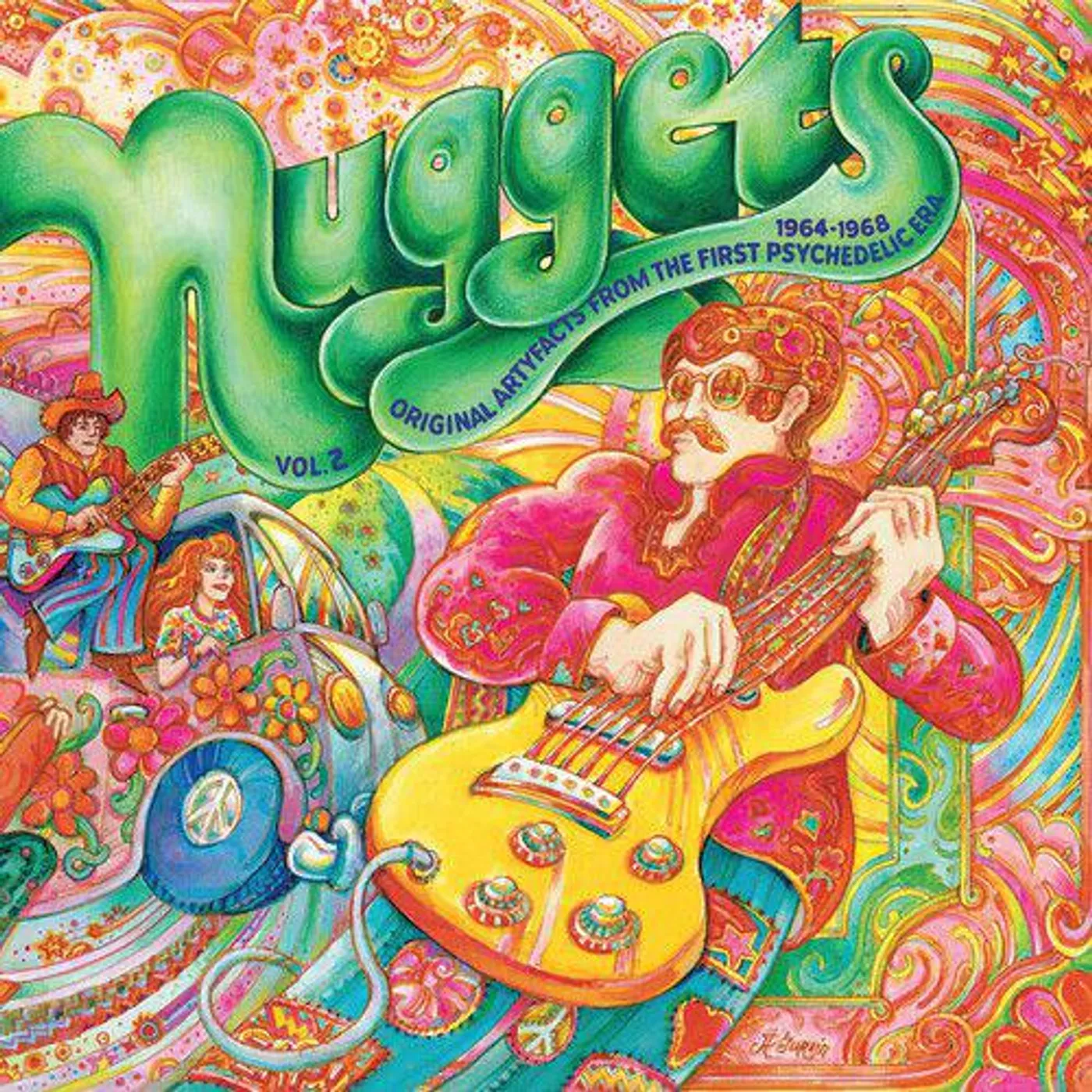 NUGGETS: ORIGINAL ARTYFACTS FROM FIRST PSYCHEDELIC ERA (1965-68): VOL. 2 (PSYCHEDELIC VINYL) (SYEOR) Vinyl Record