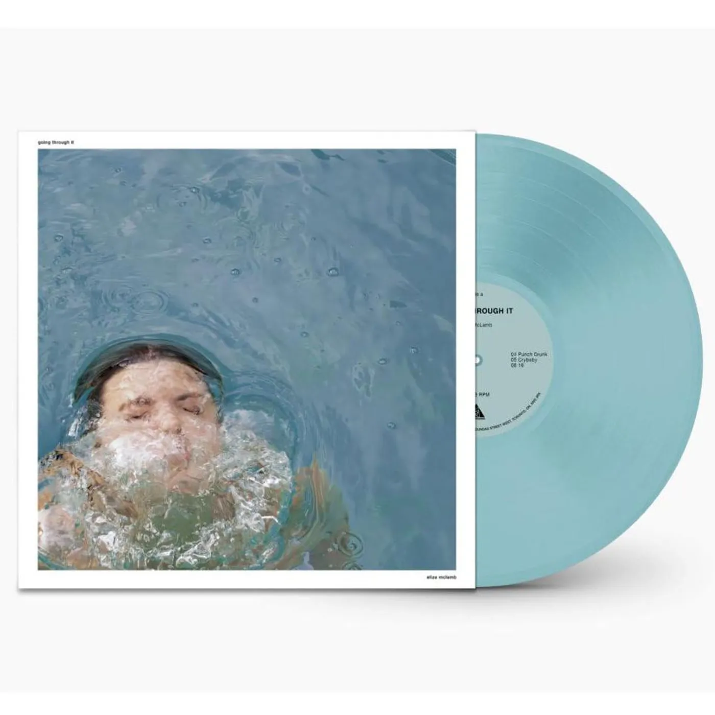 Eliza McLamb Going Through It (Translucent Blue) Vinyl Record