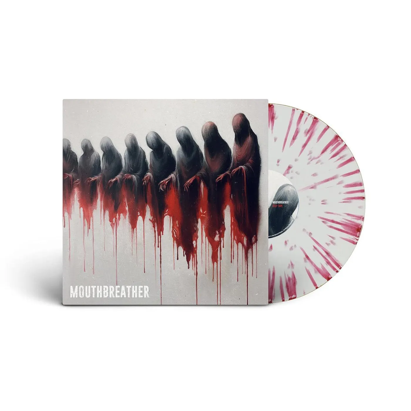MouthBreather Self-tape (White & Red Splatter Vinyl Record)
