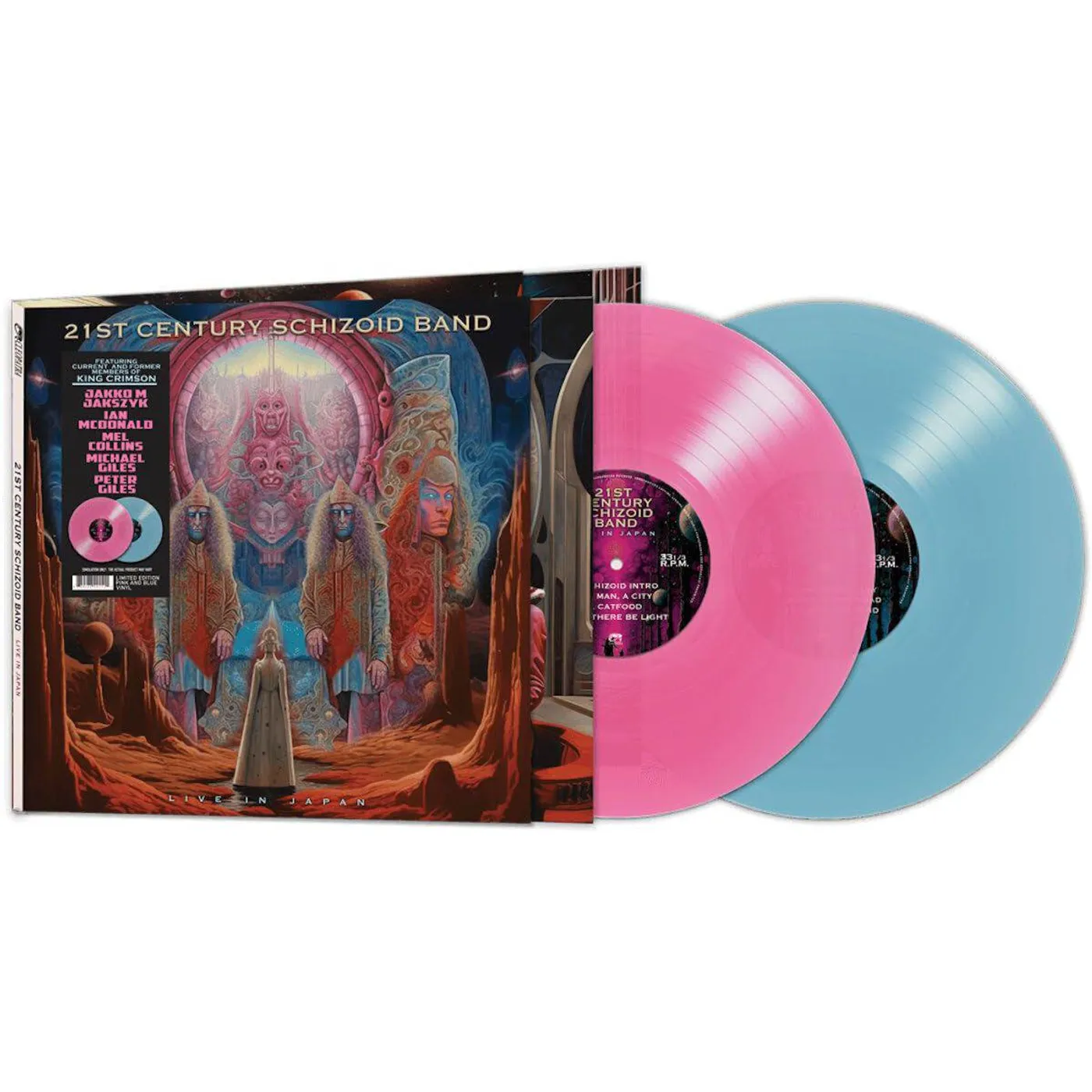 21st Century Schizoid Band Live In Japan (Pink / Blue Vinyl/2LP) Vinyl Record