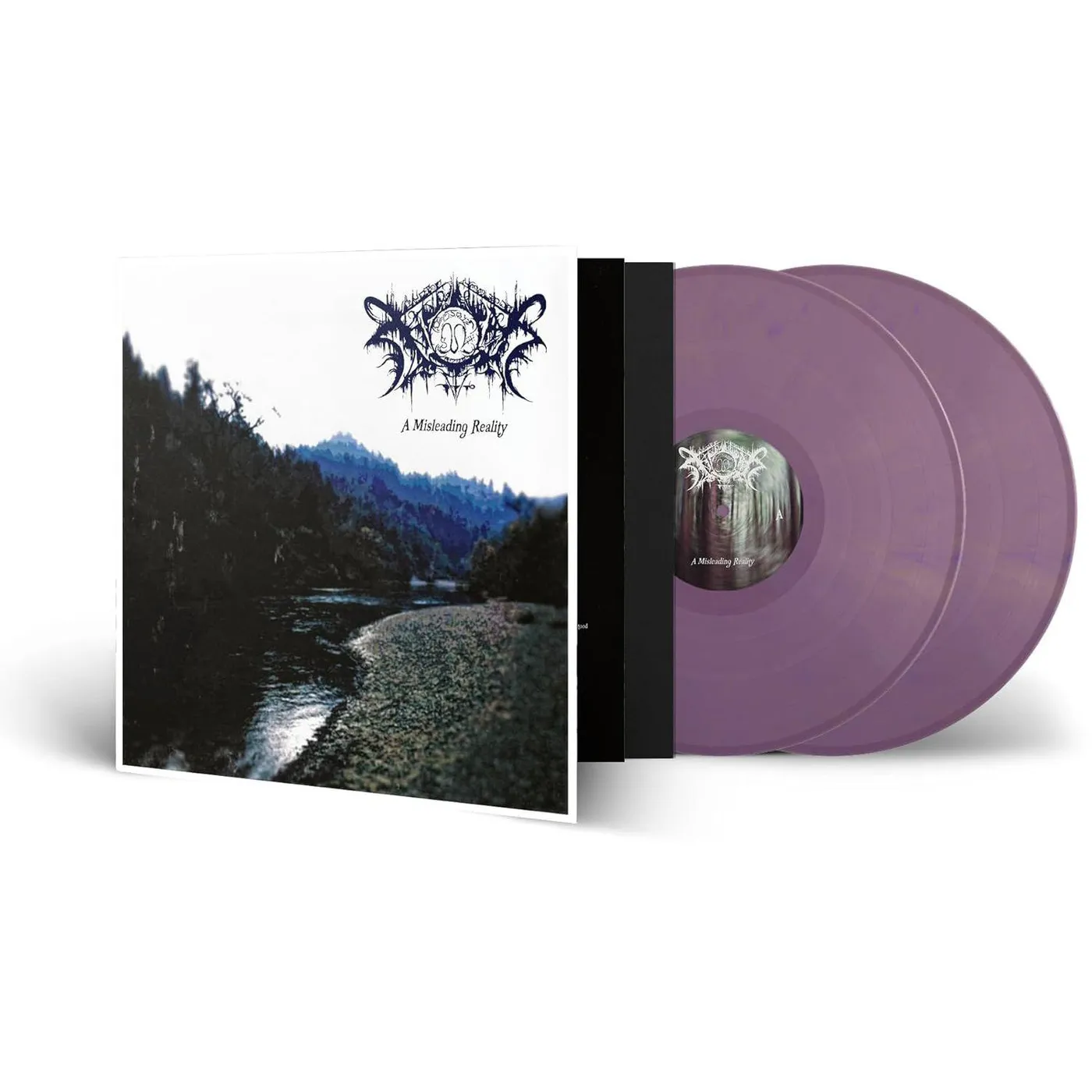 Xasthur Misleading Reality (2LP/Gold/Purple Marble) Vinyl Record