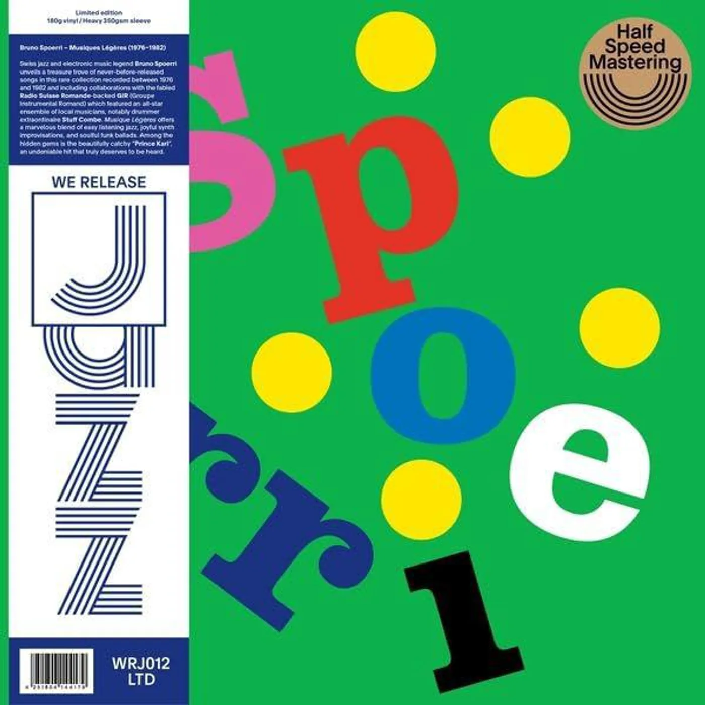 Bruno Spoerri Musiques Legeres (1976-1982) Vinyl Record