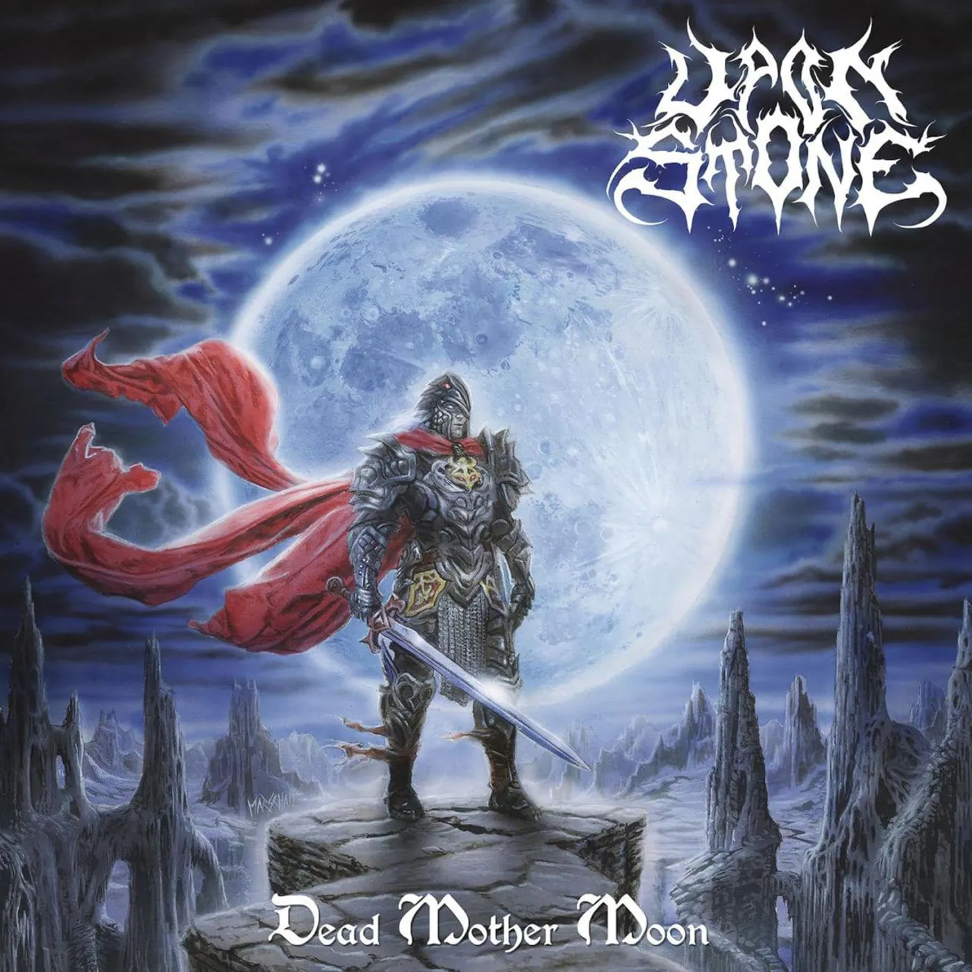 Upon Stone Dead Mother Moon (Transparent Cobalt) Vinyl Record