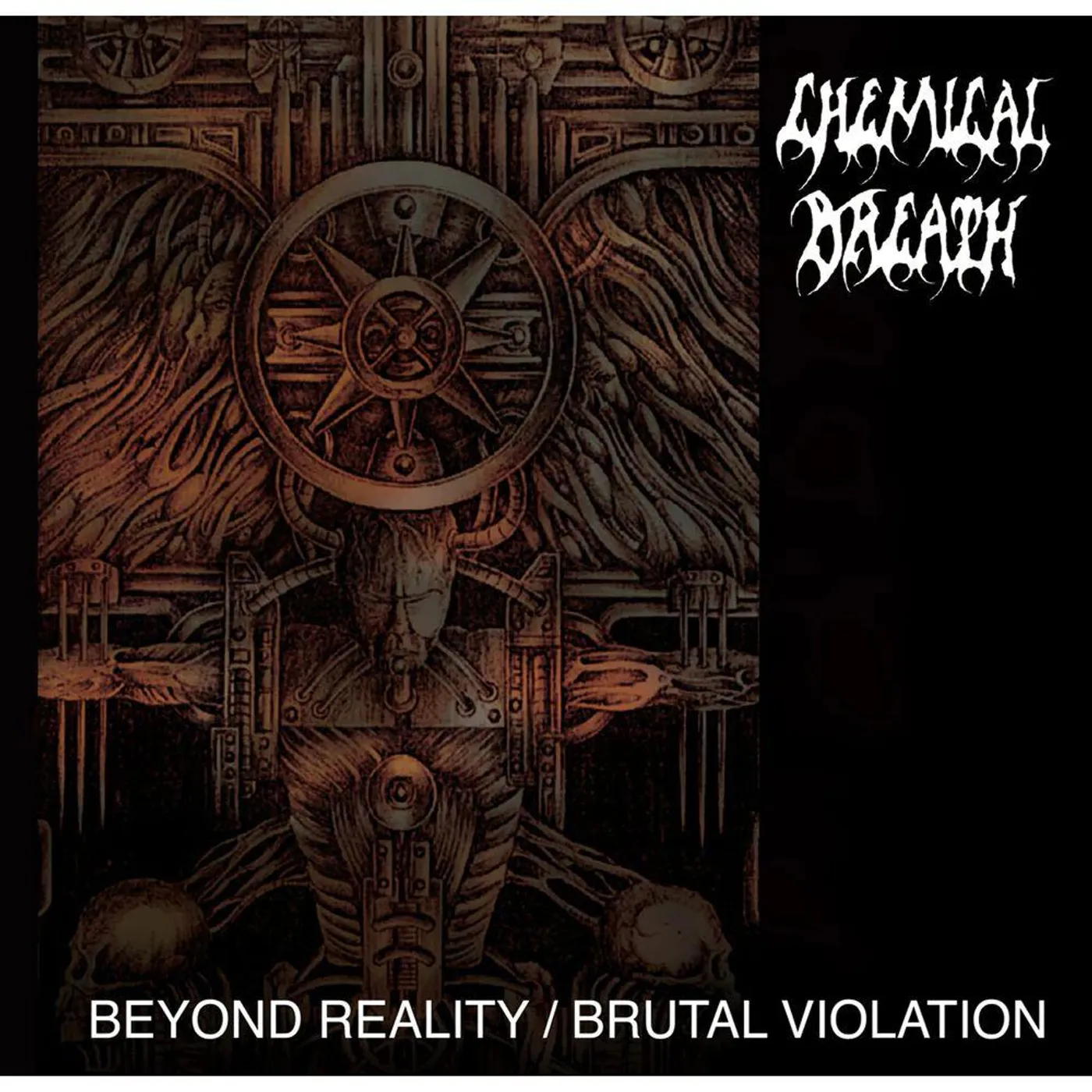 Chemical Breath Beyond Reality/Brutal Violation (Dark Hell Marbled Coloured Vinyl Record)