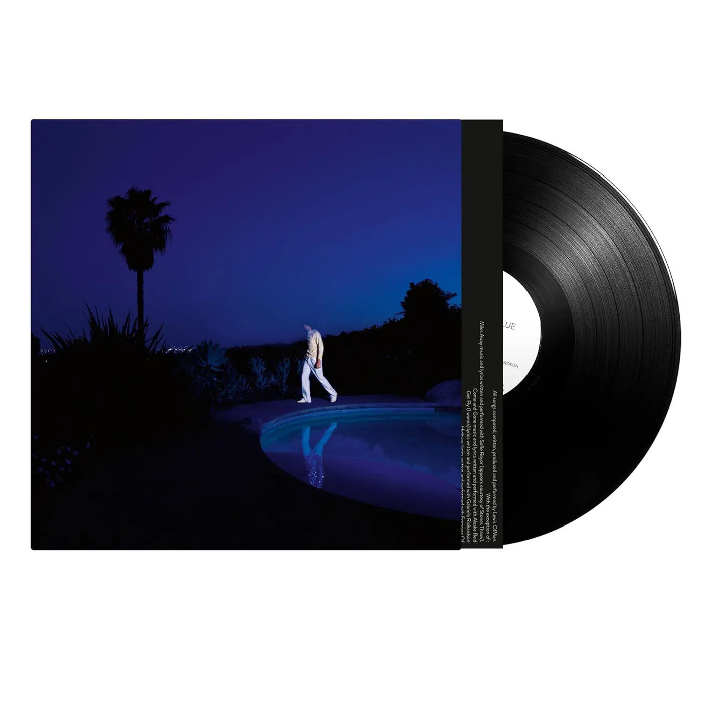 Lewis OfMan CRISTAL MEDIUM BLUE Vinyl Record