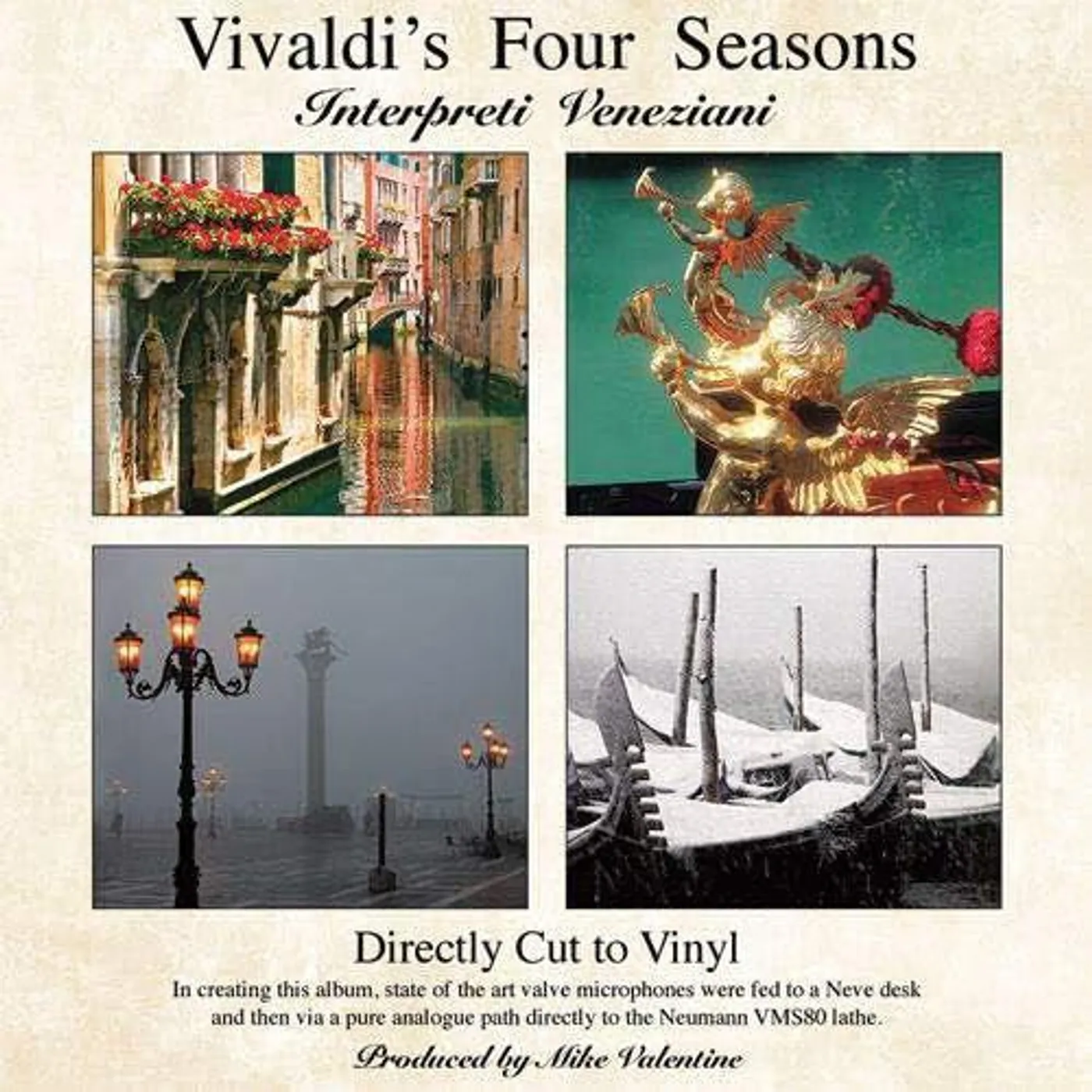 INTERPRETI VENEZIANI CHAMBER ORCHESTRA Vivaldi The Four Seasons (180G) Vinyl Record