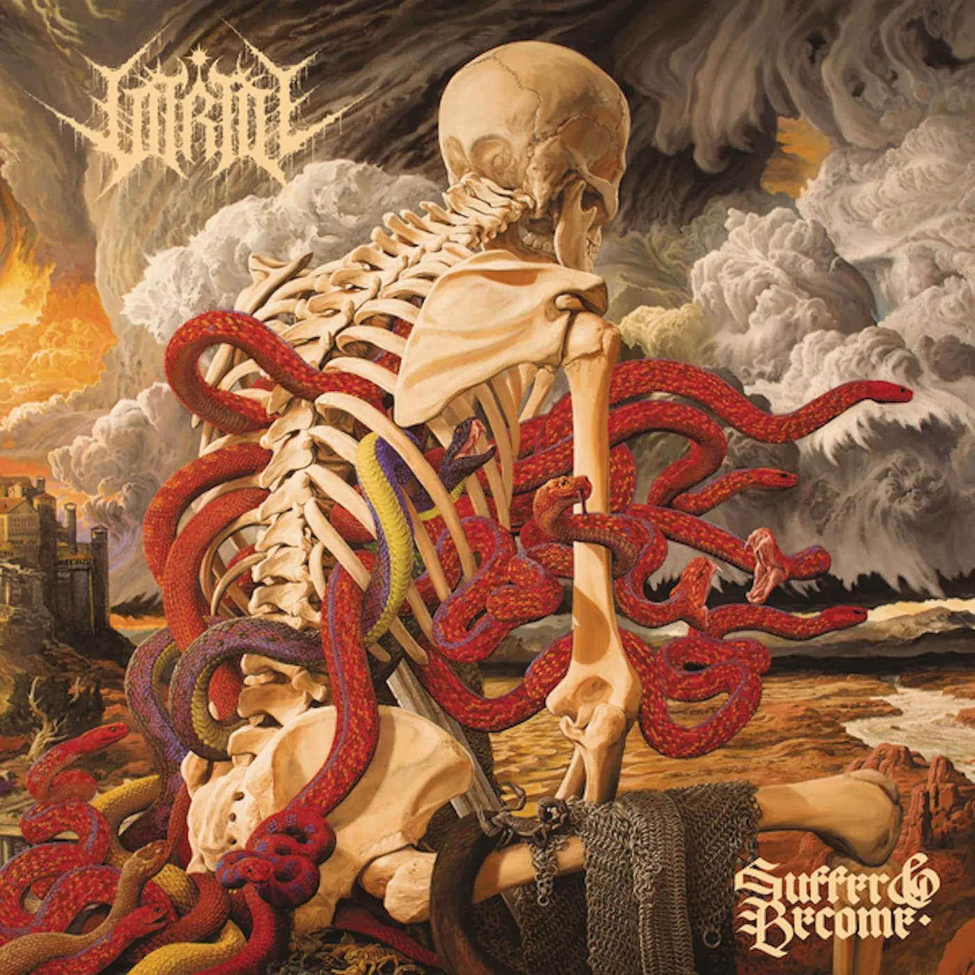 Vitriol Suffer & Become (Orange Crush Vinyl Record)