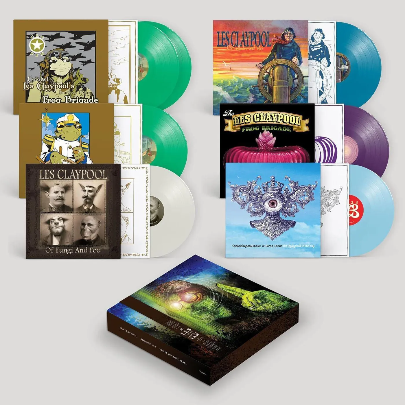 Les Claypool Adverse Yaw: The Prawn Song Years (7lp/Color Vinyl Record)