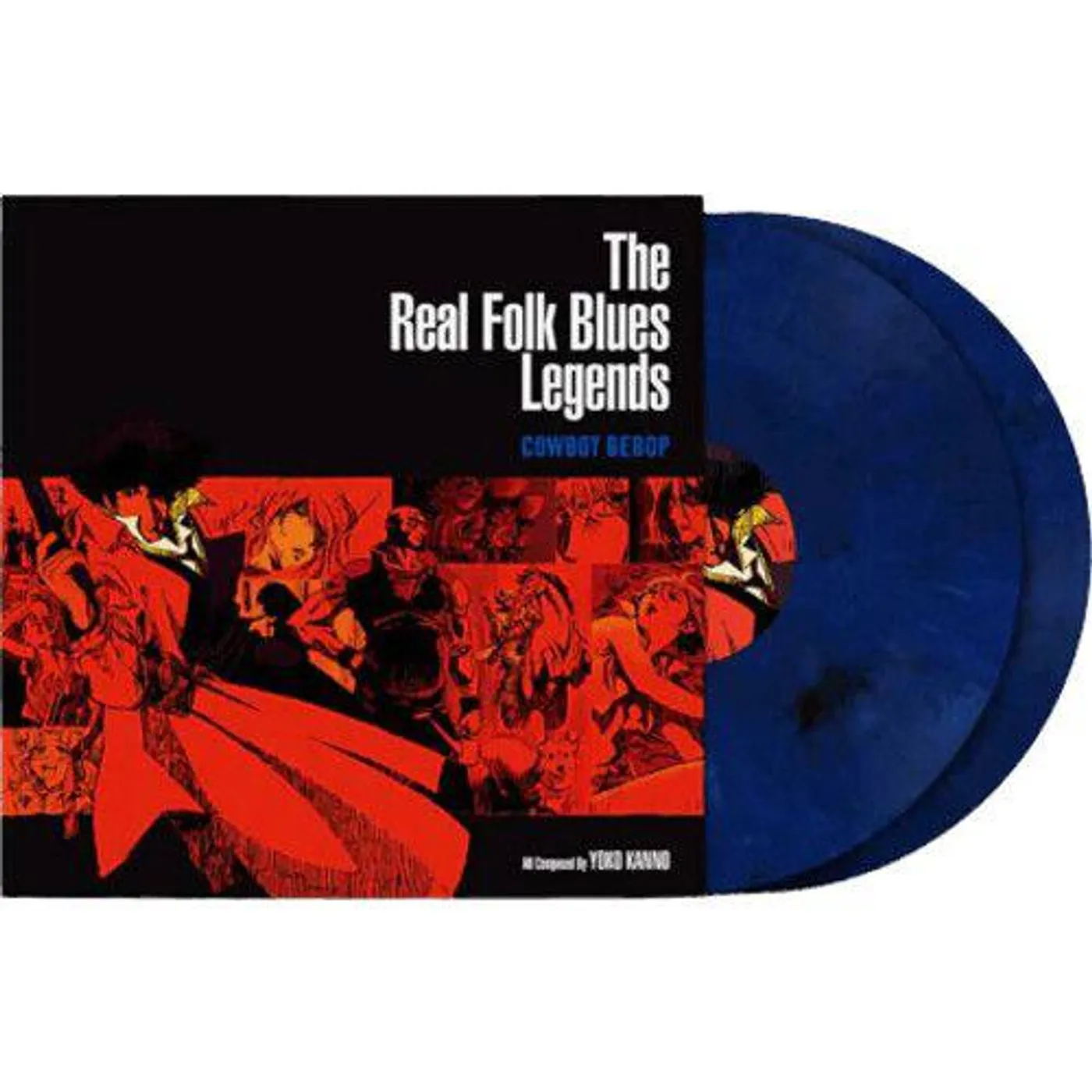 Seatbelts Cowboy Bebop: The Real Folk Blues Legends (2LP/Blue Marble) Vinyl Record
