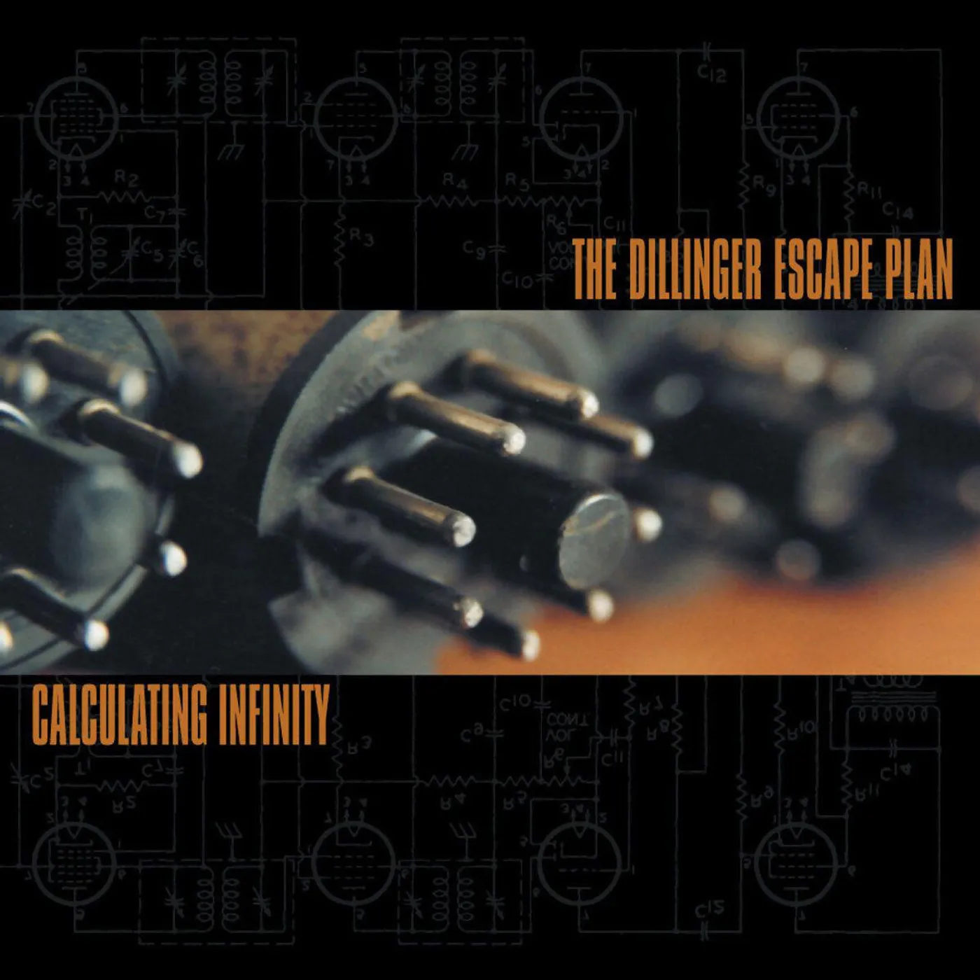 The Dillinger Escape Plan Calculating Infinity ((Orange, Silver, Black With Splatter)) Vinyl Record