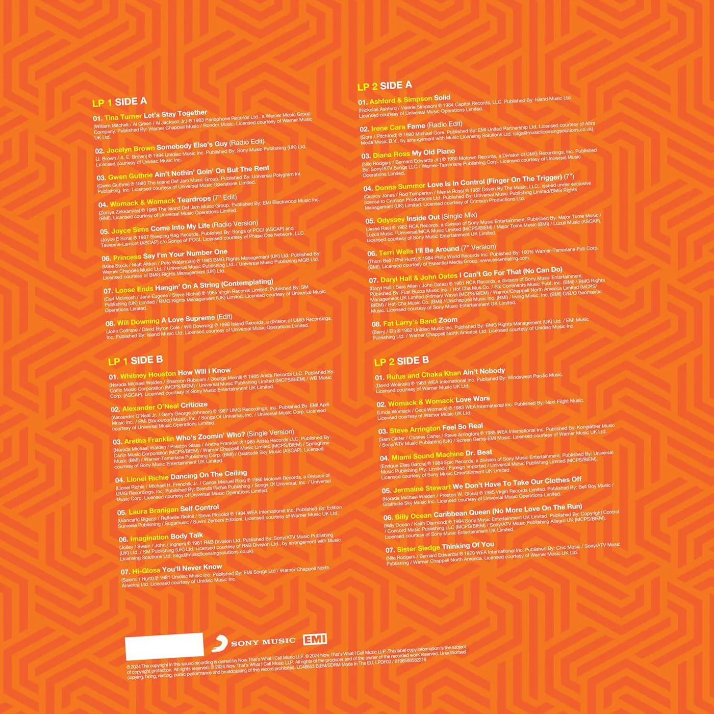 Various Artists  Now That's What I Call 80s Dancefloor: Soul & Disco / Various - Yellow & Orange Vinyl Record