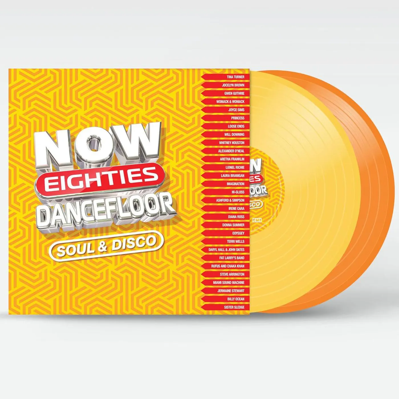Various Artists  Now That's What I Call 80s Dancefloor: Soul & Disco / Various - Yellow & Orange Vinyl Record