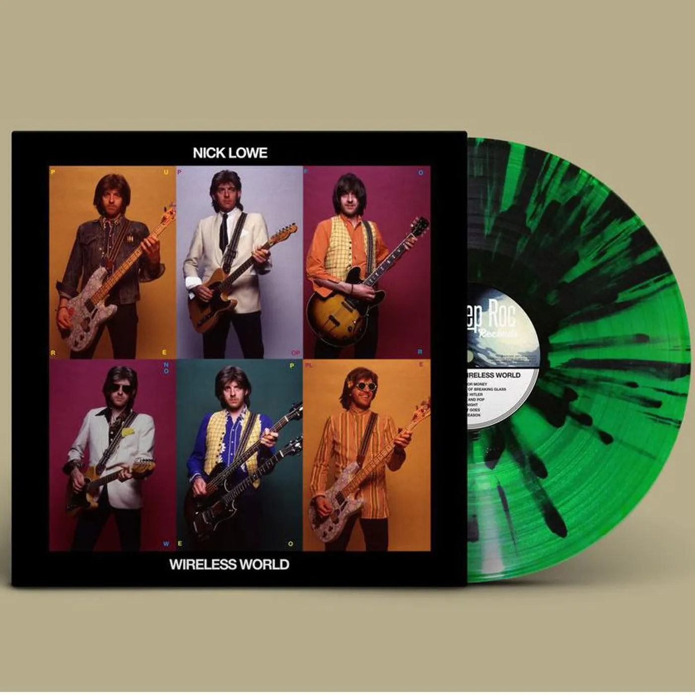 Nick Lowe Wireless World (Transparent Green With Black Swirl) (RSD) Vinyl Record