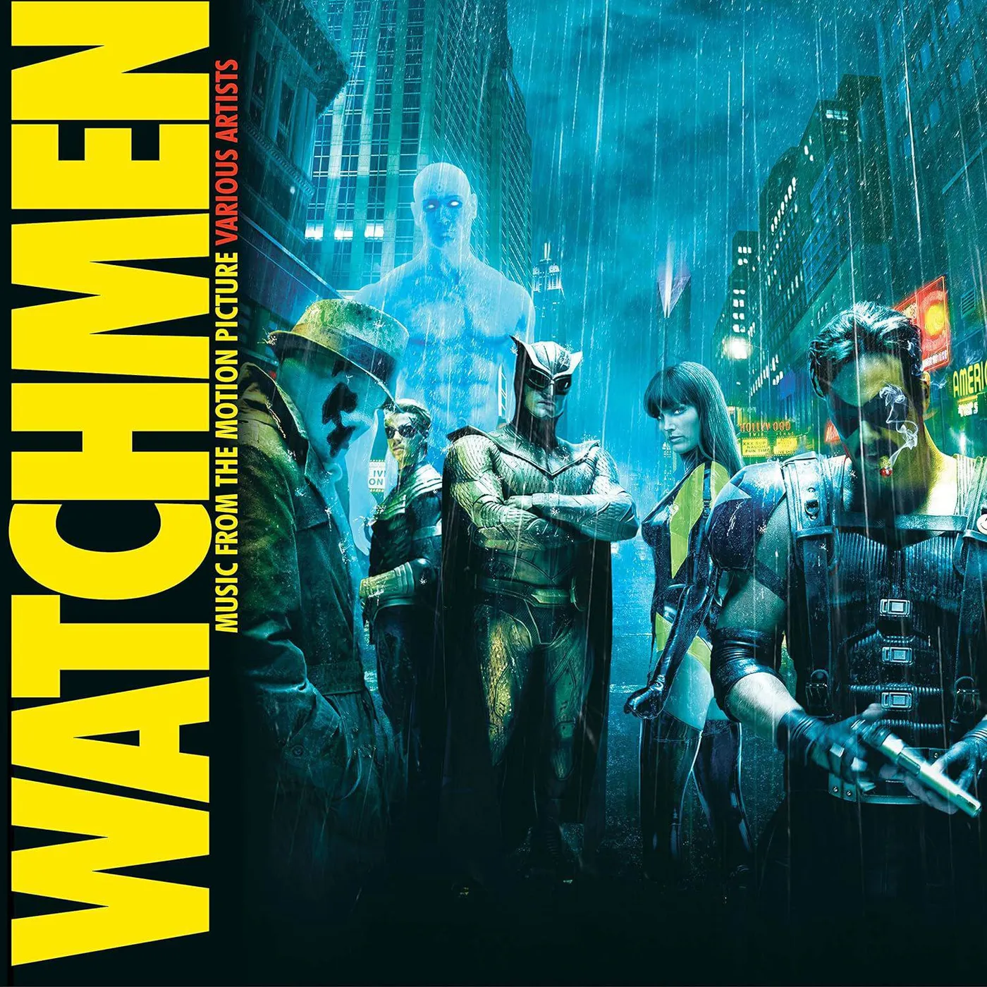 Various Artists  Watchmen OST: Music From The (3LP/Yellow Smiley Face W/ Etching/Dr. Manhattan Blue) (RSD) Vinyl Record