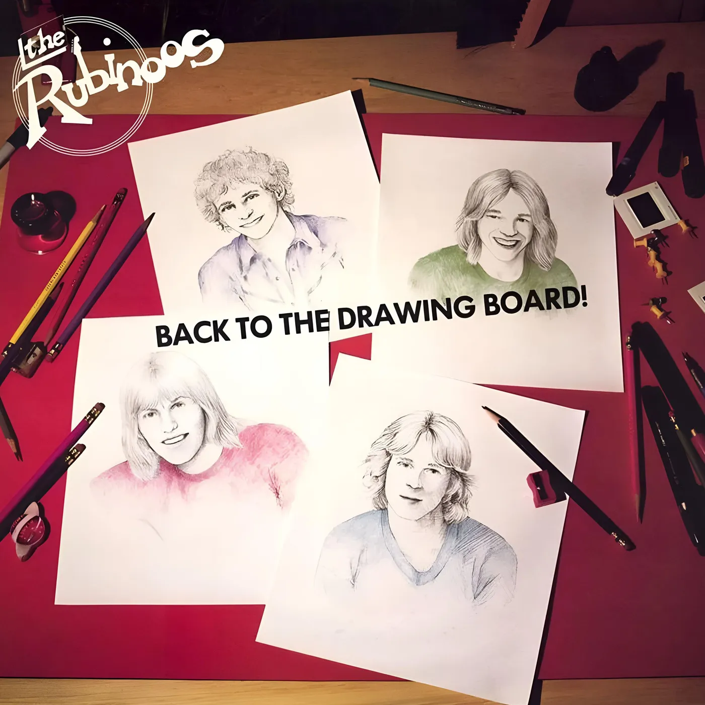 The Rubinoos Back To The Drawing Board (Ruby With Black Splatter) (RSD) Vinyl Record