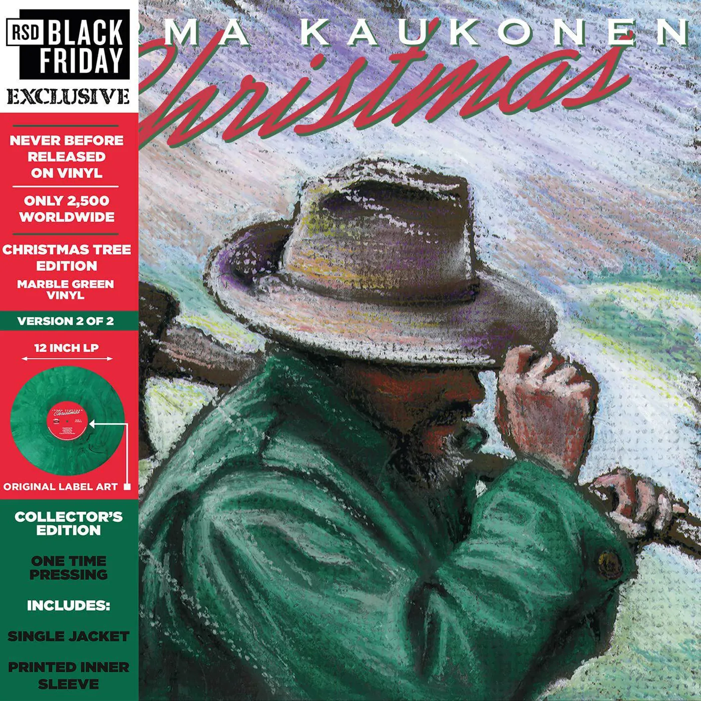Jorma Kaukonen CHRISTMAS… (CHRISTMAS TREE EDITION) (RSD) Vinyl Record