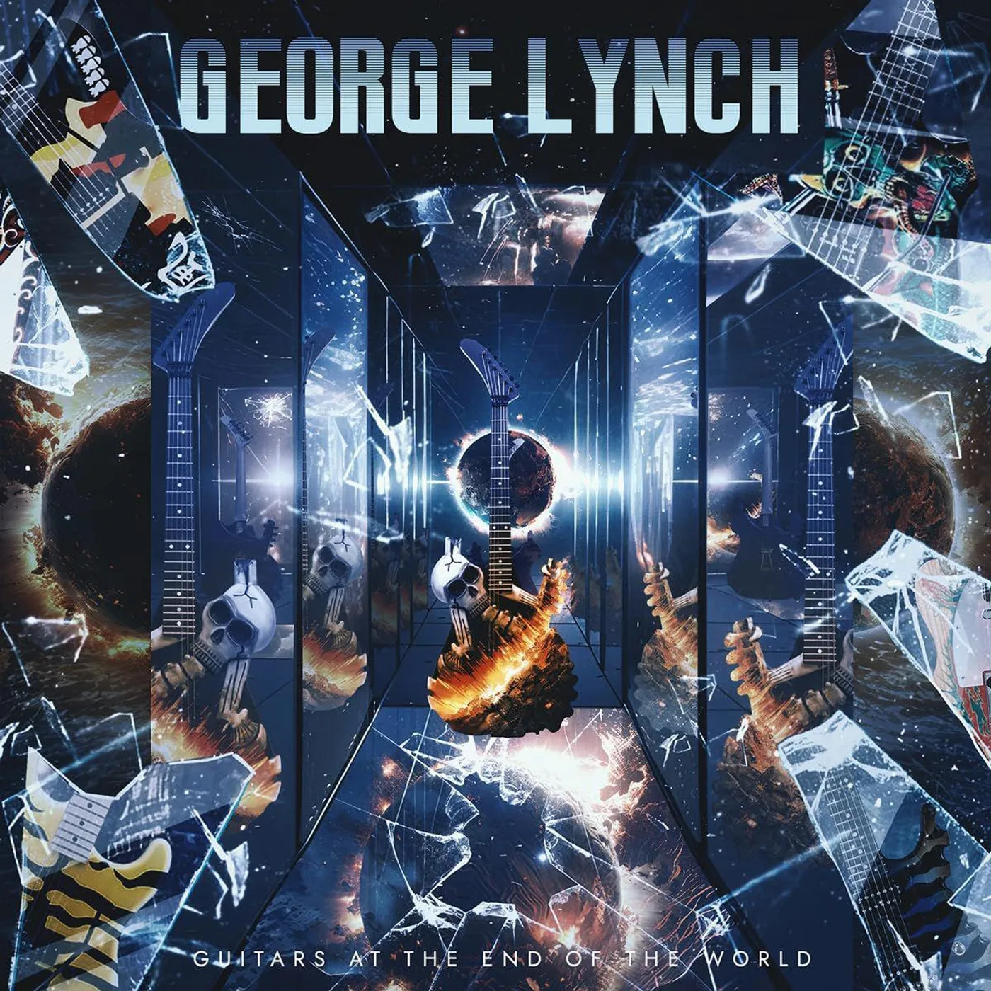 George Lynch Guitars At The End Of The World (Blue) Vinyl Record