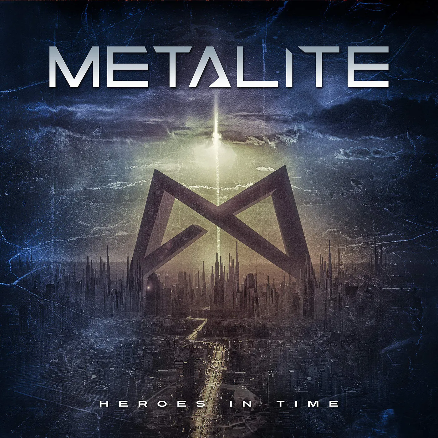 Metalite Heroes In Time (White) Vinyl Record