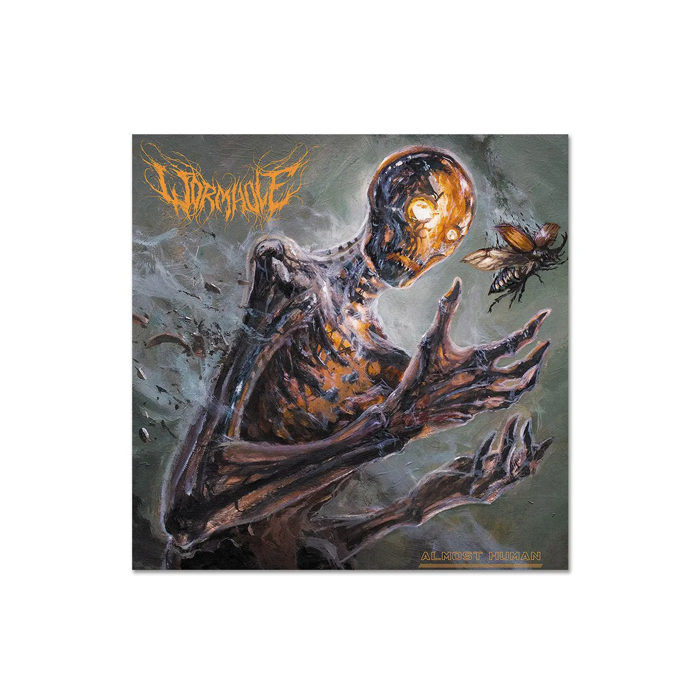 Wormhole Almost Human (Orange Vinyl Record) 